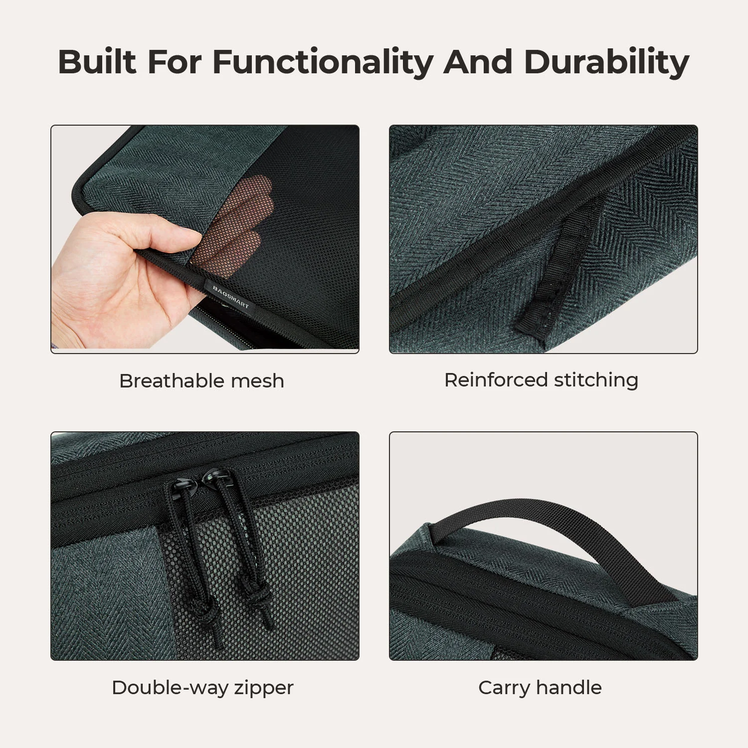6PCS Compression Travel Packing Cubes for Suitcases - Image 23