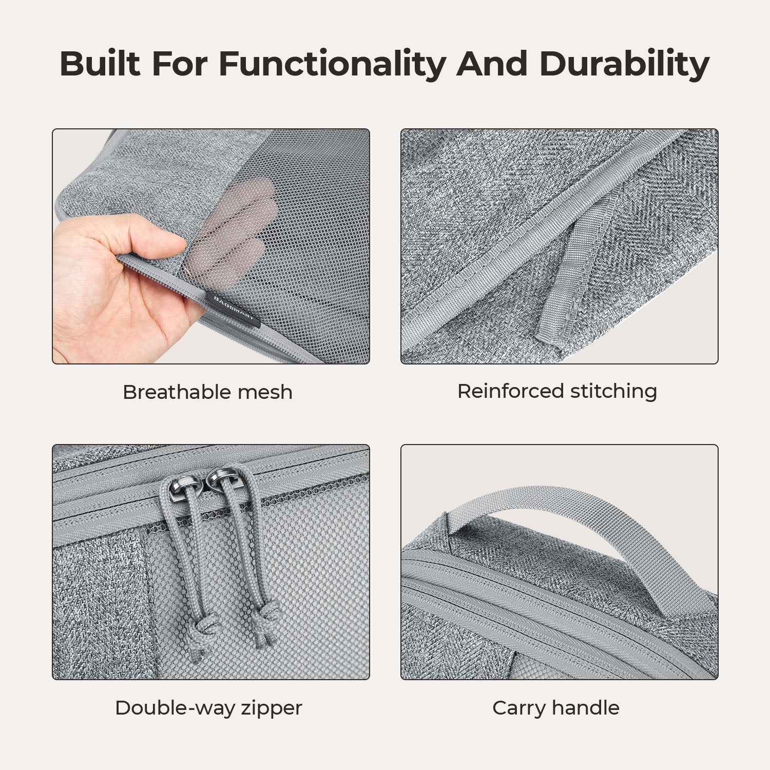 6PCS Compression Travel Packing Cubes for Suitcases - Image 33