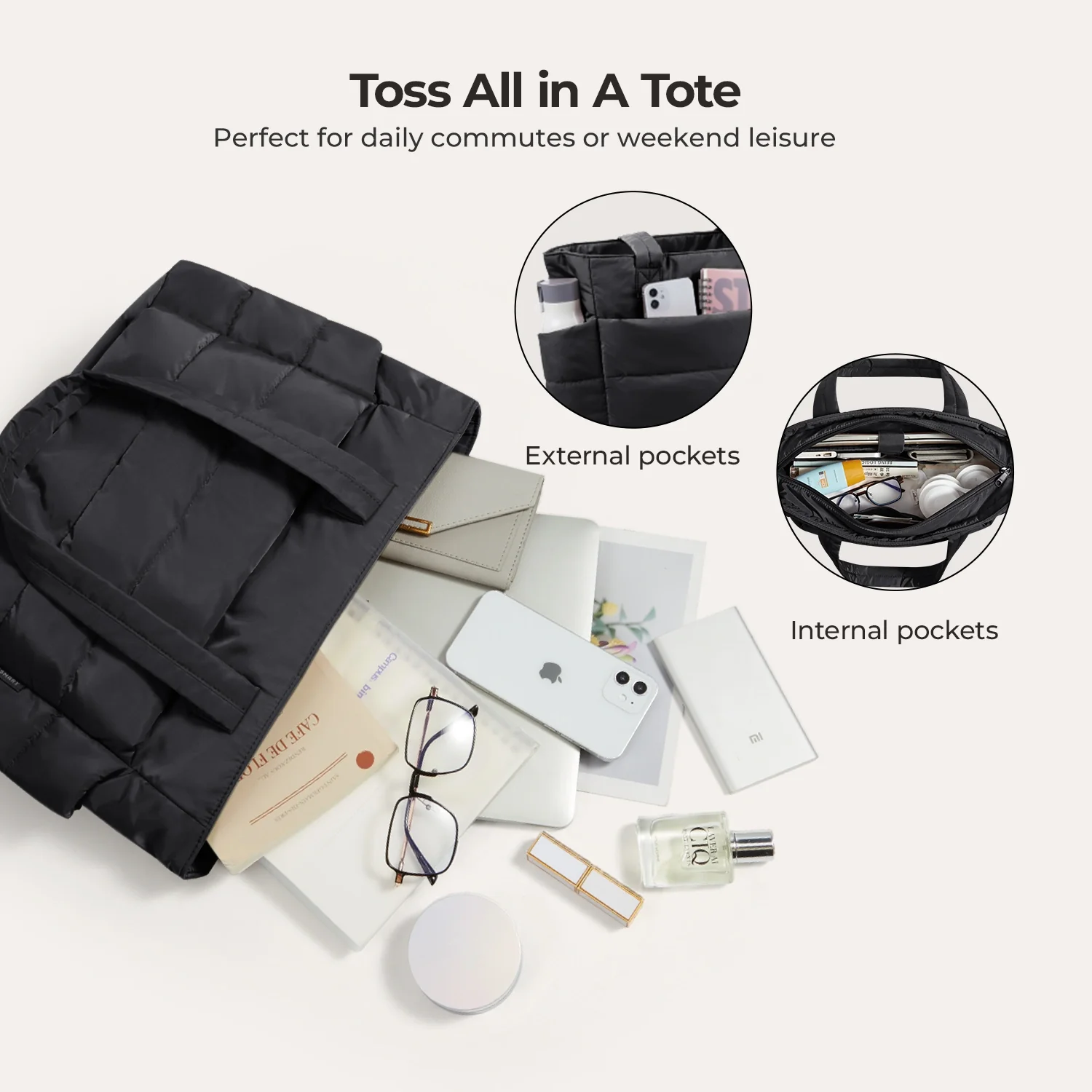 The Bubble 20L Puffy 15.6" Laptop Work Tote - Image 104