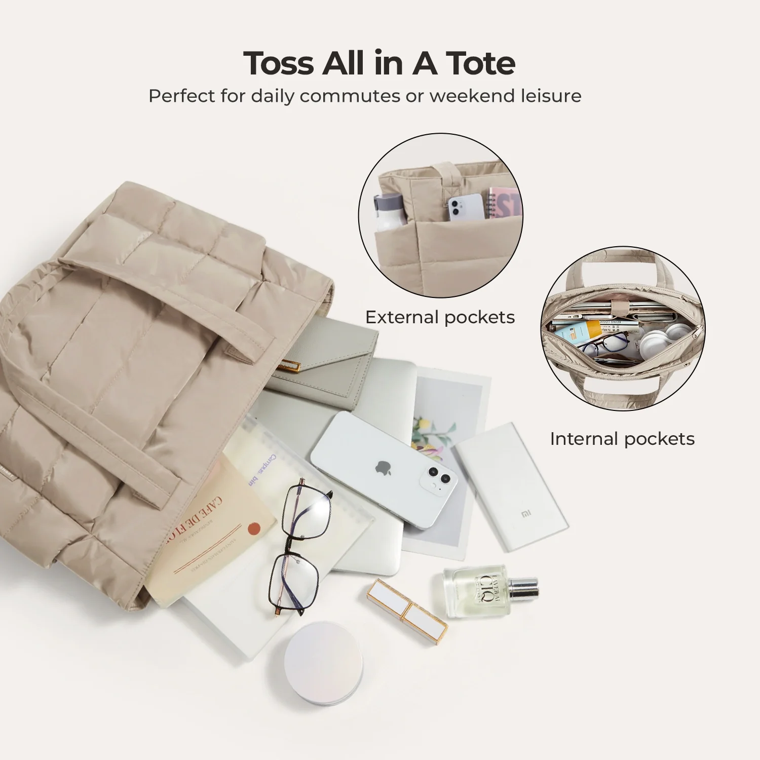 The Bubble 20L Puffy 15.6" Laptop Work Tote - Image 113