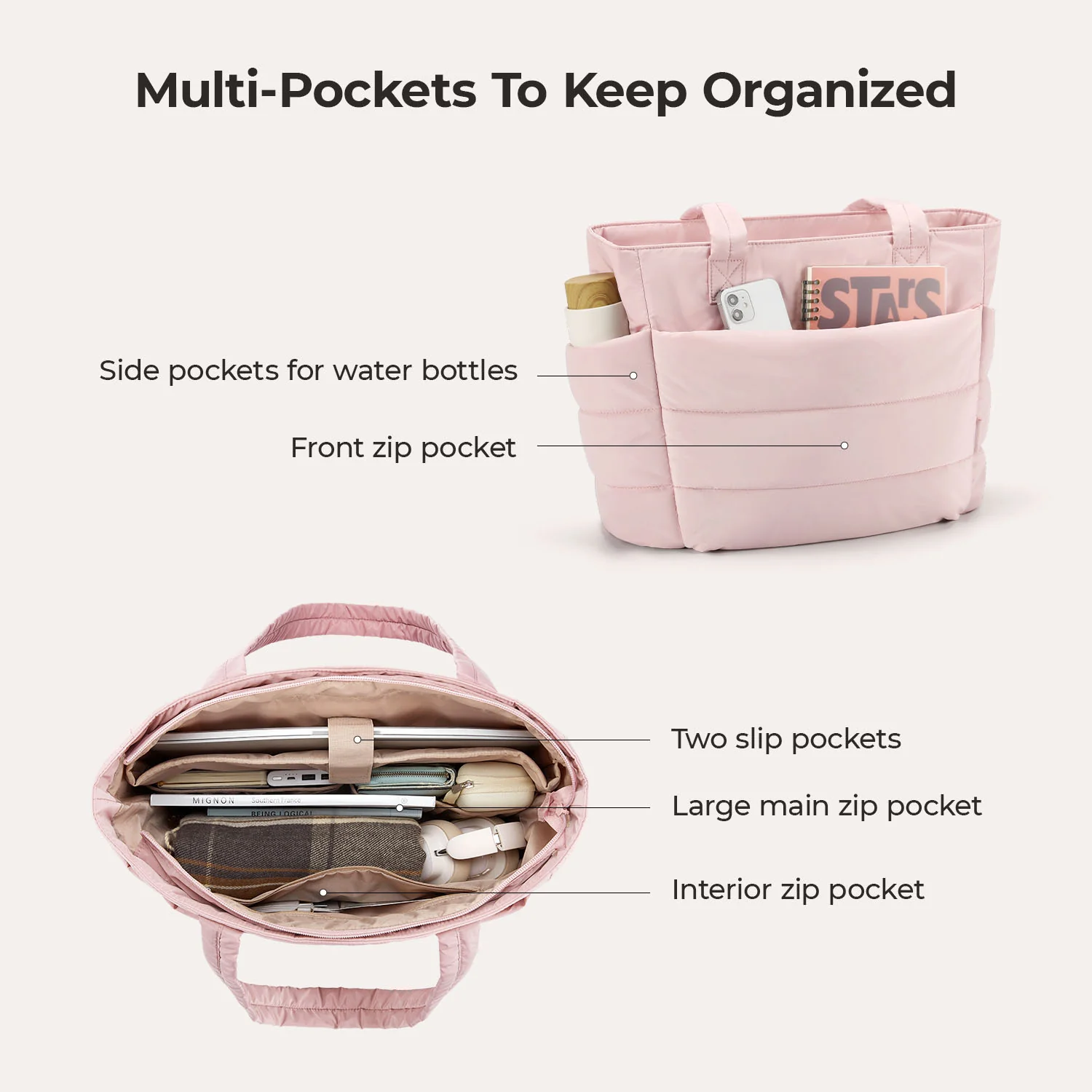 The Bubble 20L Puffy 15.6" Laptop Work Tote - Image 29