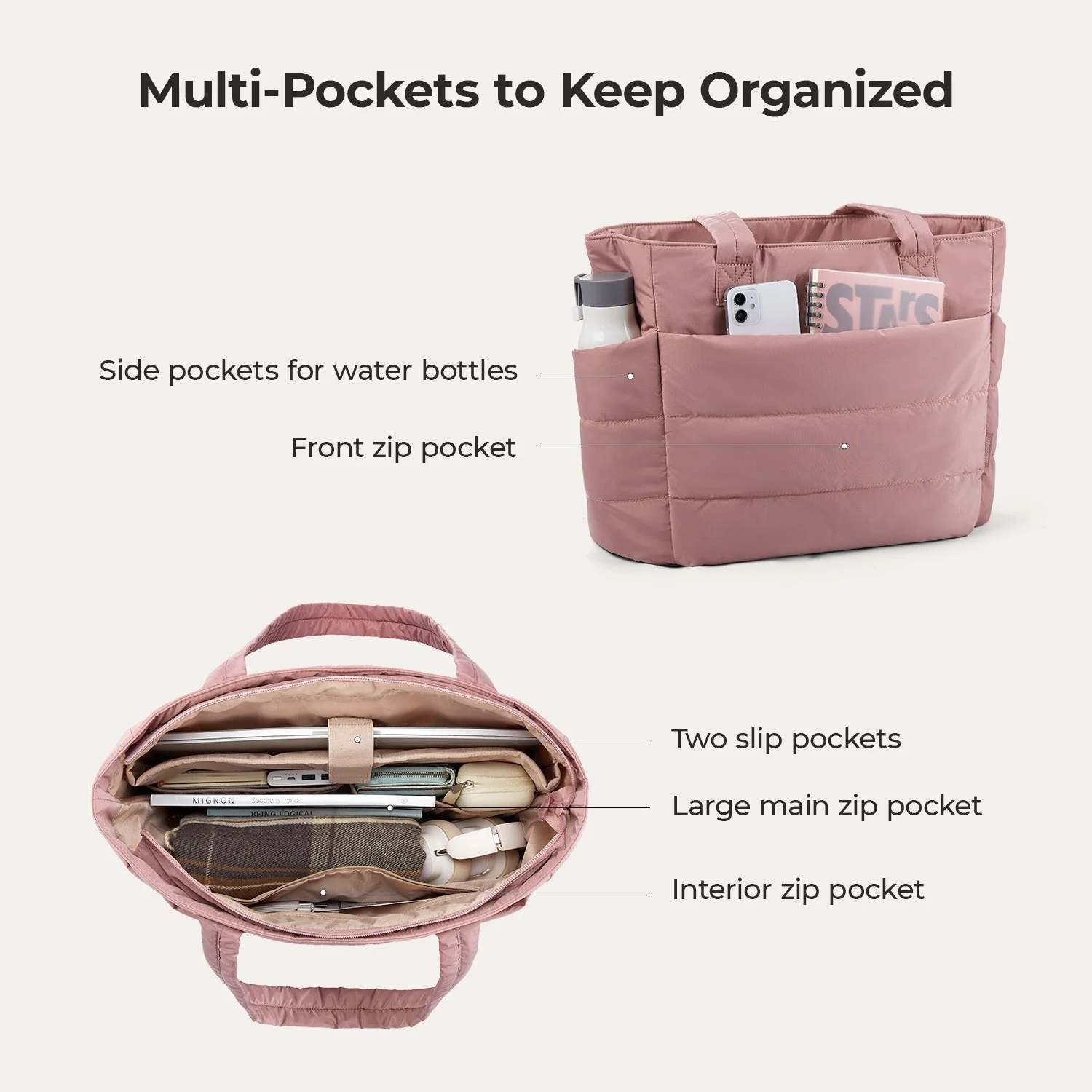 The Bubble 20L Puffy 15.6" Laptop Work Tote - Image 38