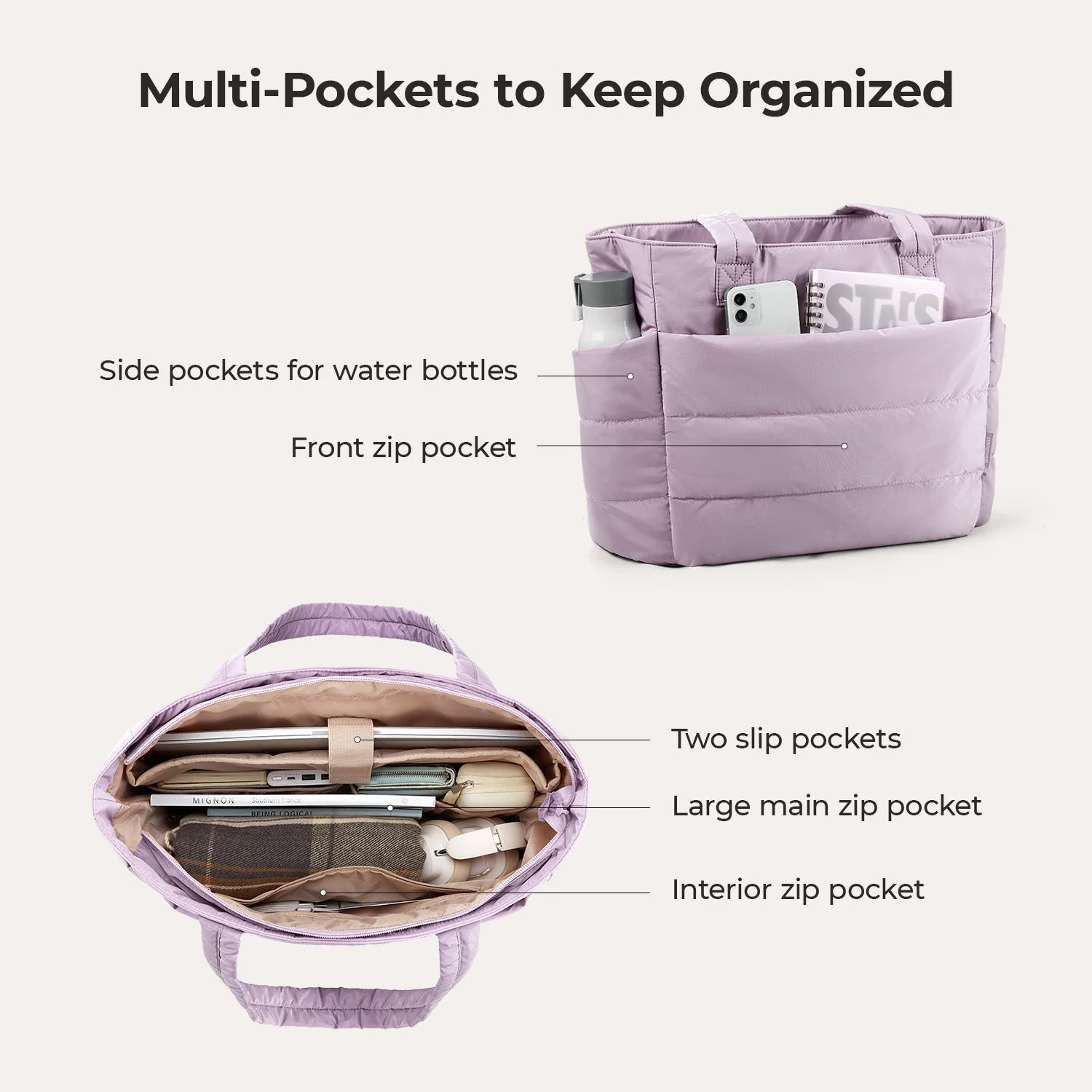 The Bubble 20L Puffy 15.6" Laptop Work Tote - Image 59