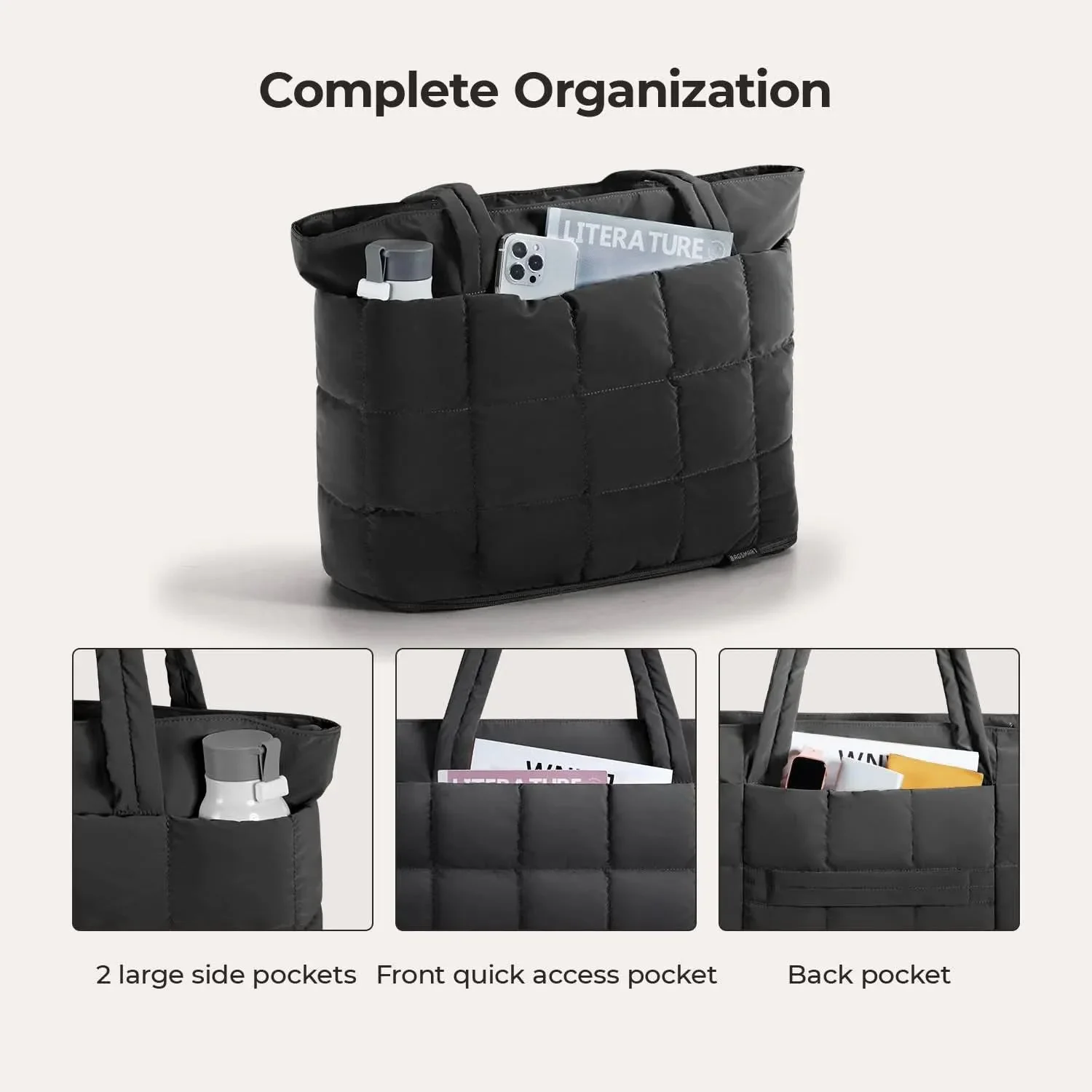 Bubble 22L-28L Expandable Puffer Travel Tote Bag - Image 39