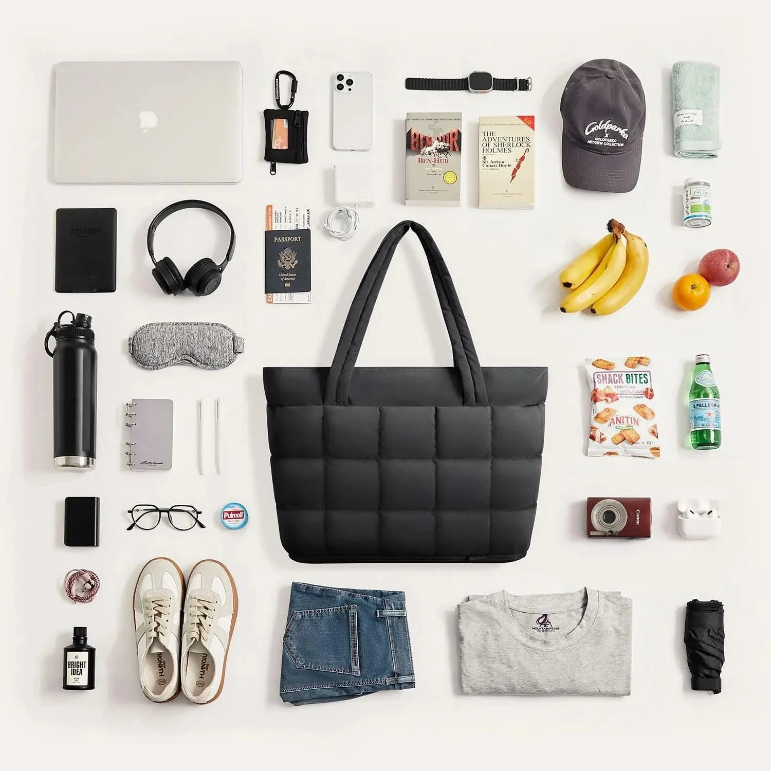 Bubble 22L-28L Expandable Puffer Travel Tote Bag - Image 42