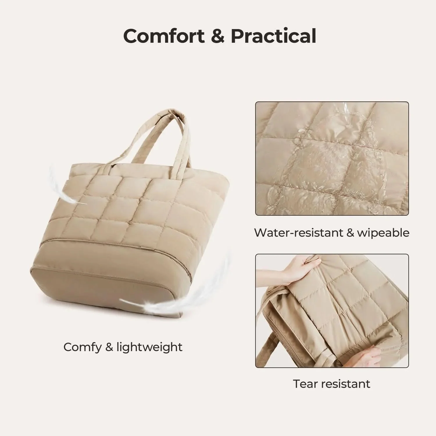 Bubble 22L-28L Expandable Puffer Travel Tote Bag - Image 8