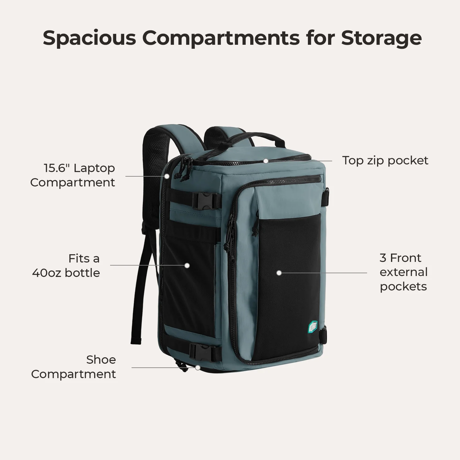 Blast Mesh Travel Backpack - Image 100