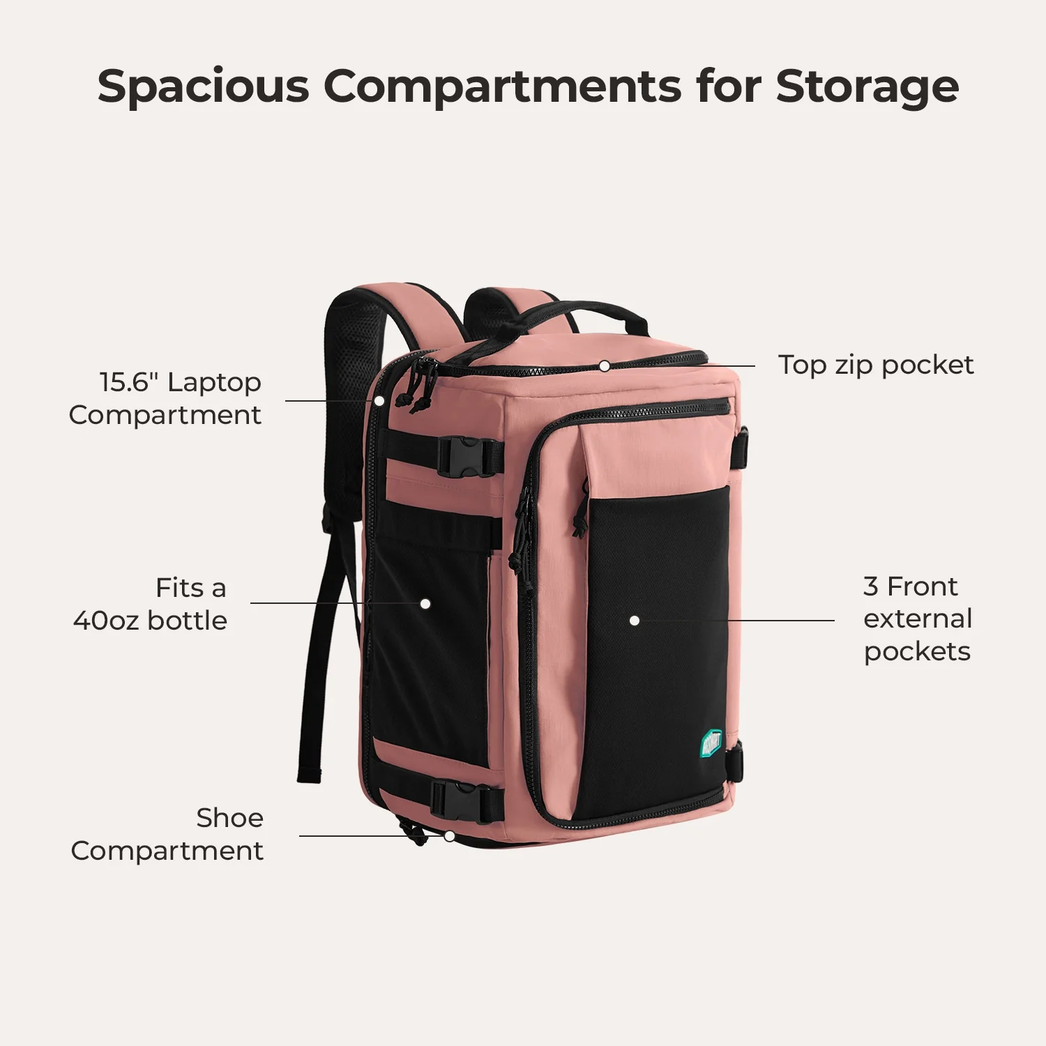 Blast Mesh Travel Backpack - Image 20