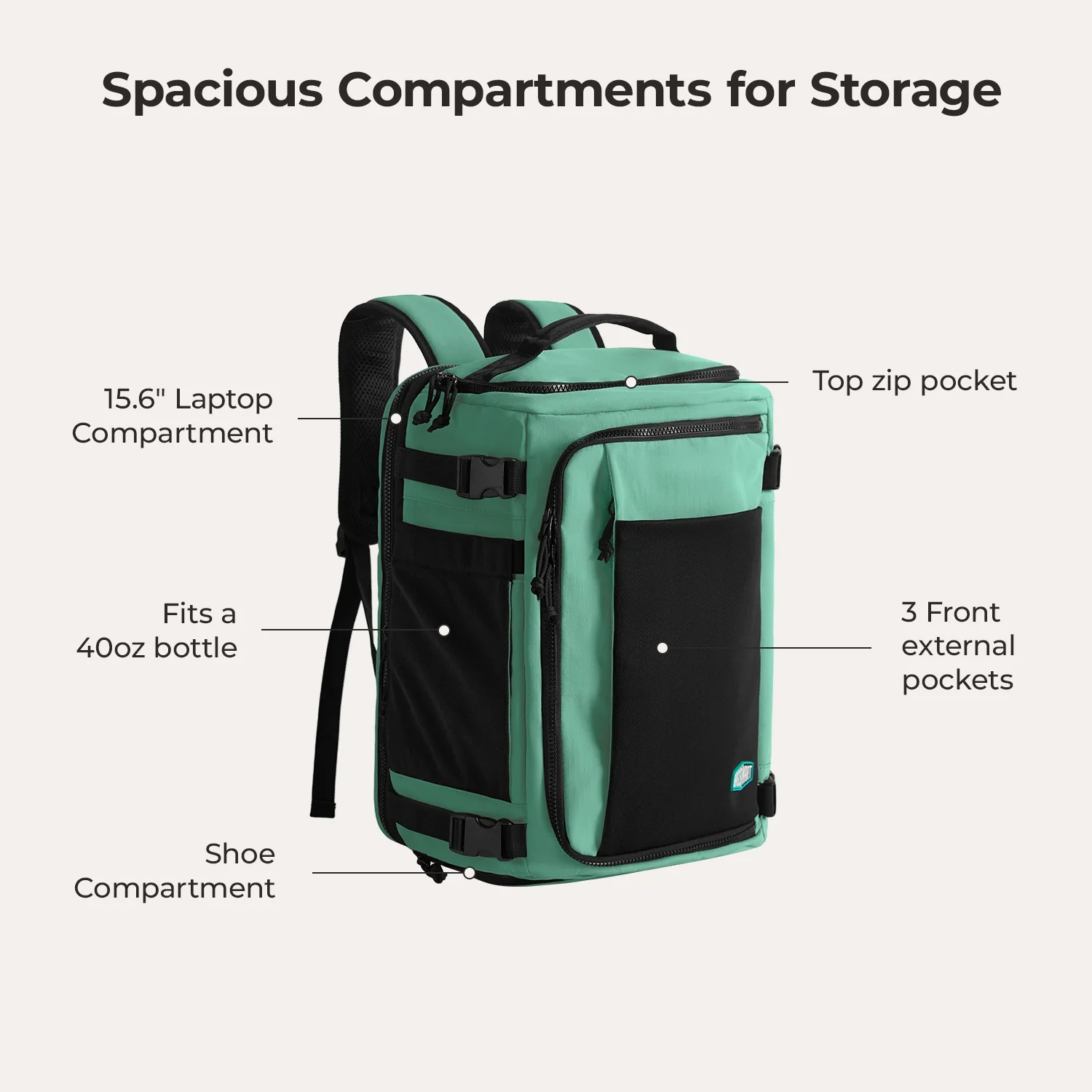 Blast Mesh Travel Backpack - Image 44