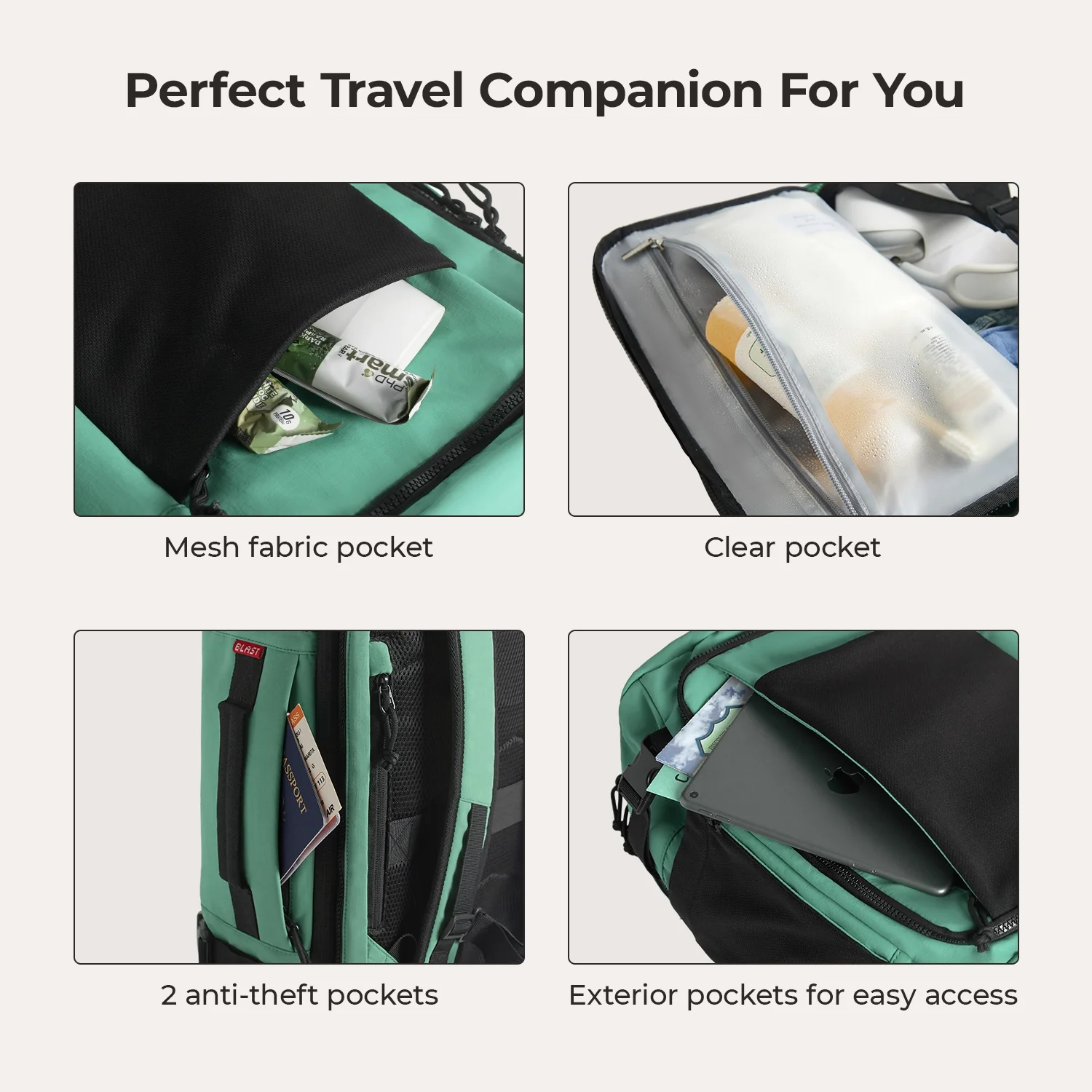 Blast Mesh Travel Backpack - Image 45