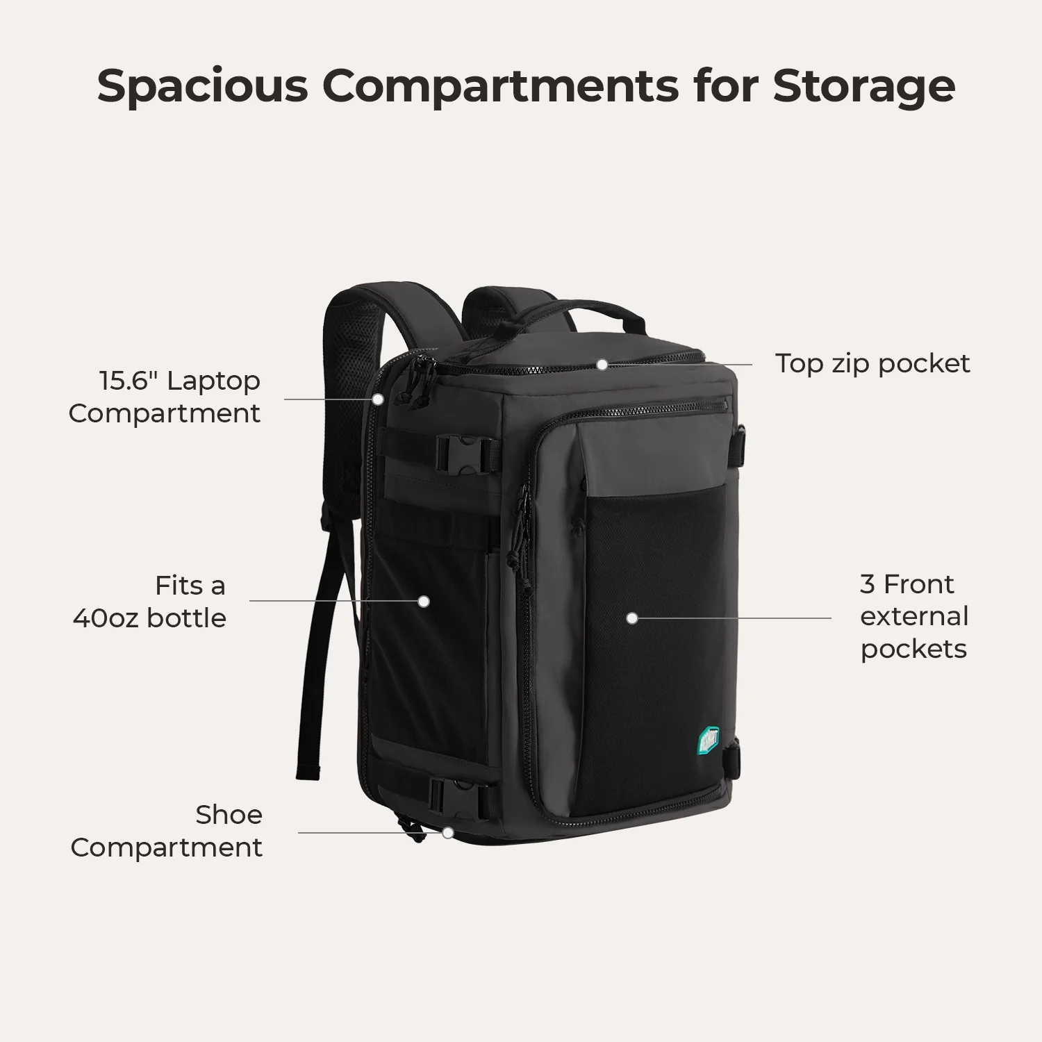 Blast Mesh Travel Backpack - Image 56