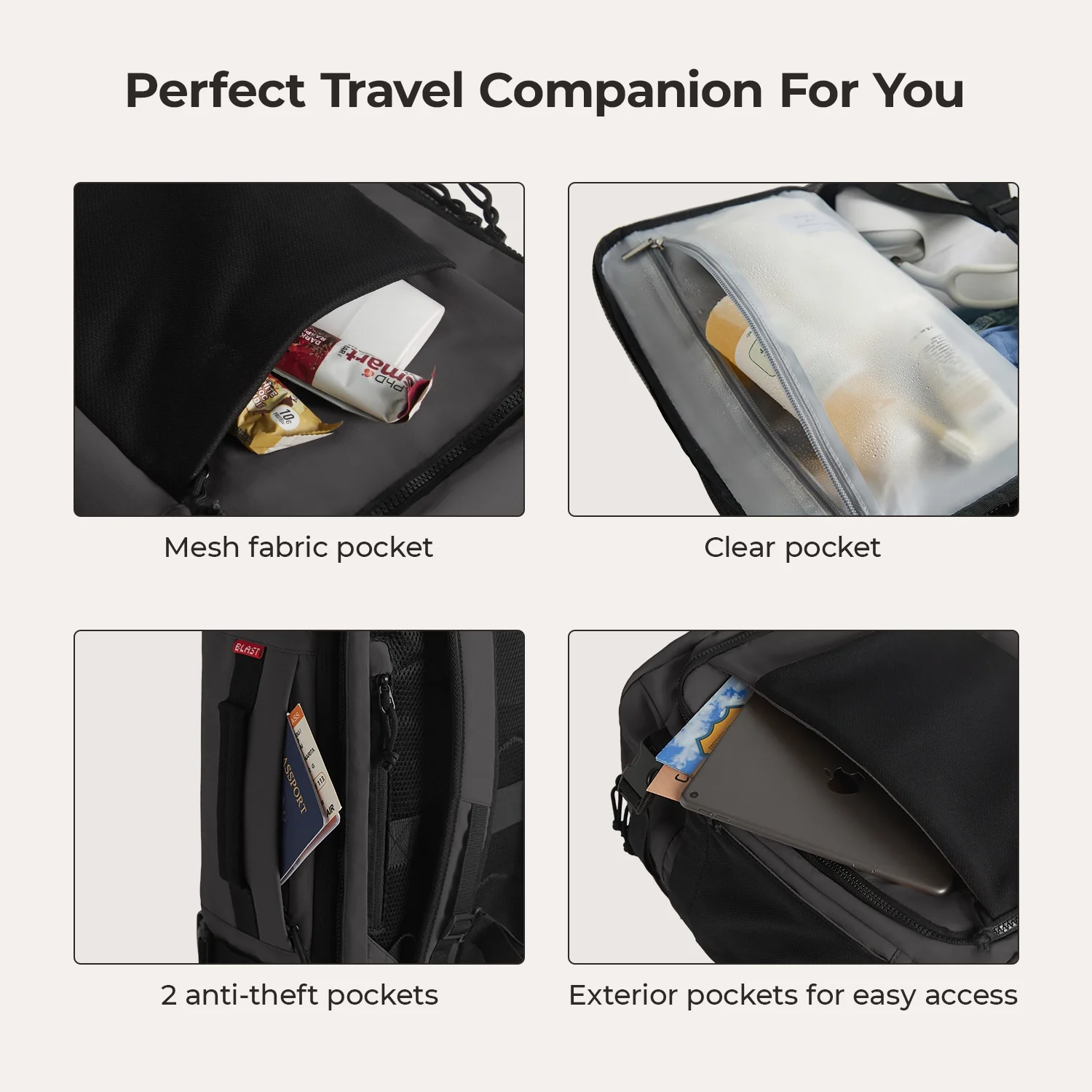 Blast Mesh Travel Backpack - Image 57