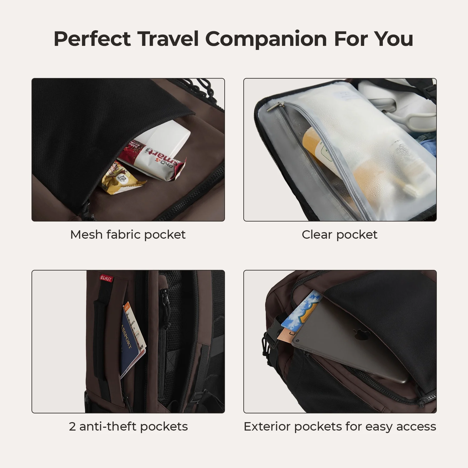 Blast Mesh Travel Backpack - Image 78