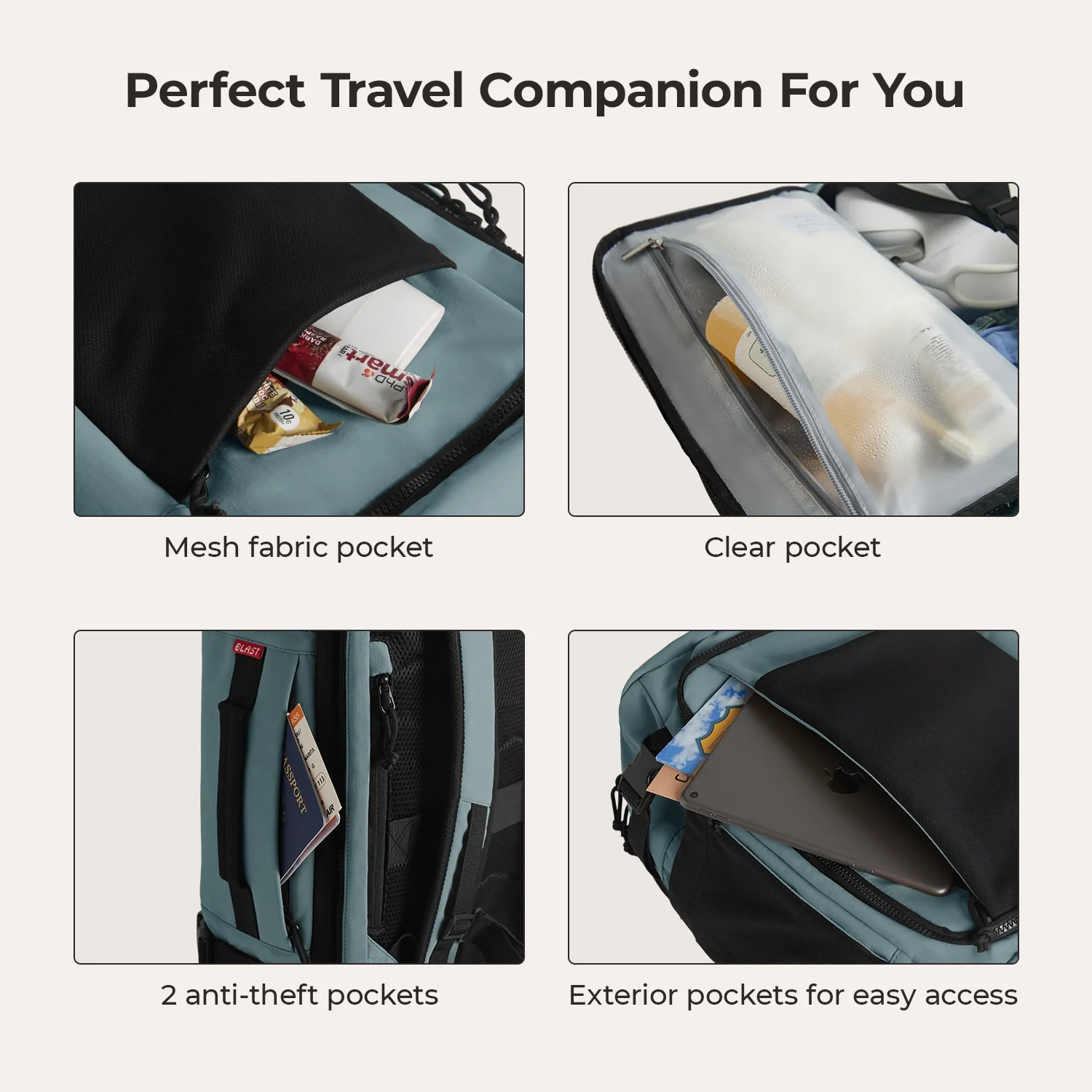 Blast Mesh Travel Backpack - Image 99