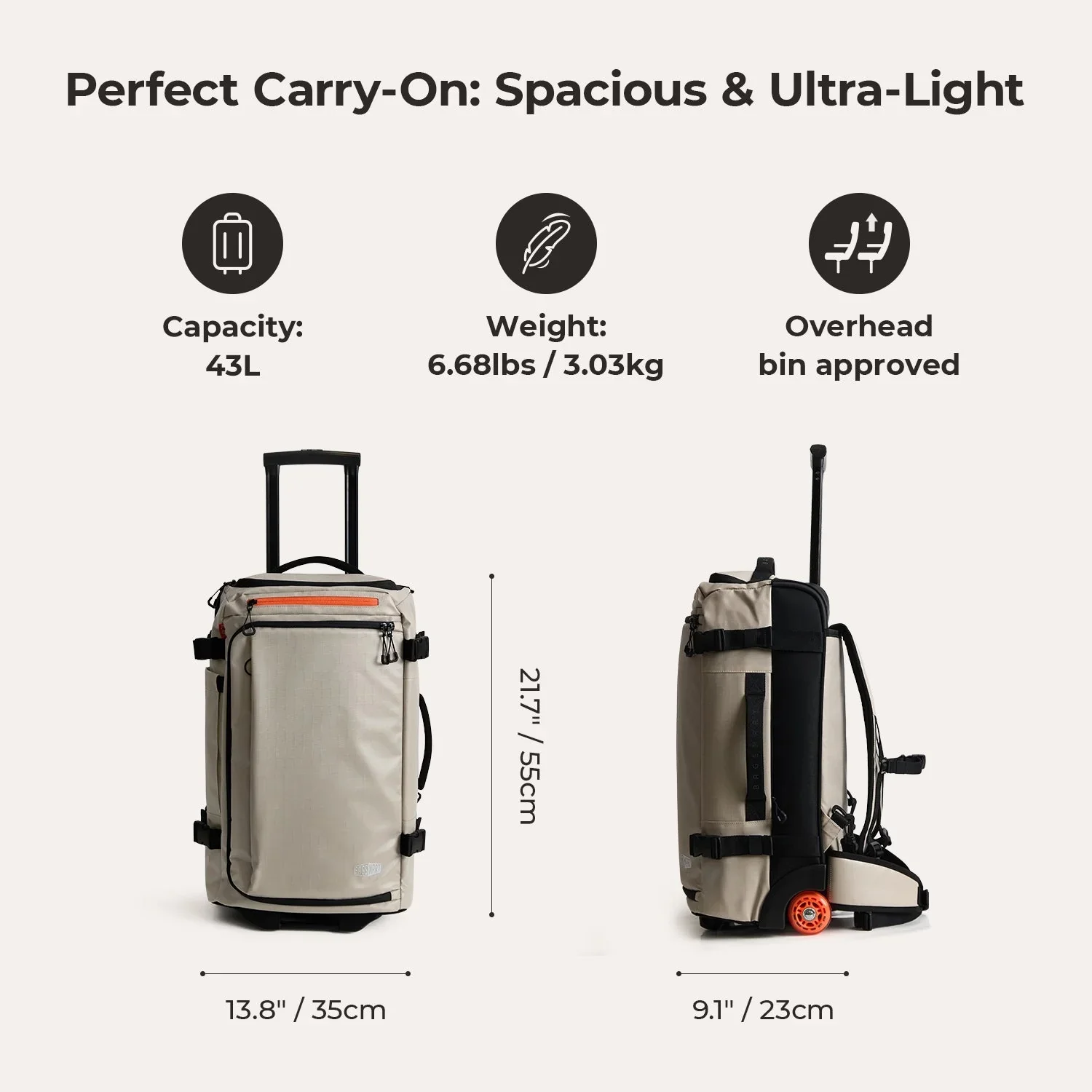 Blast Pro 43L Roller Backpack - Image 3