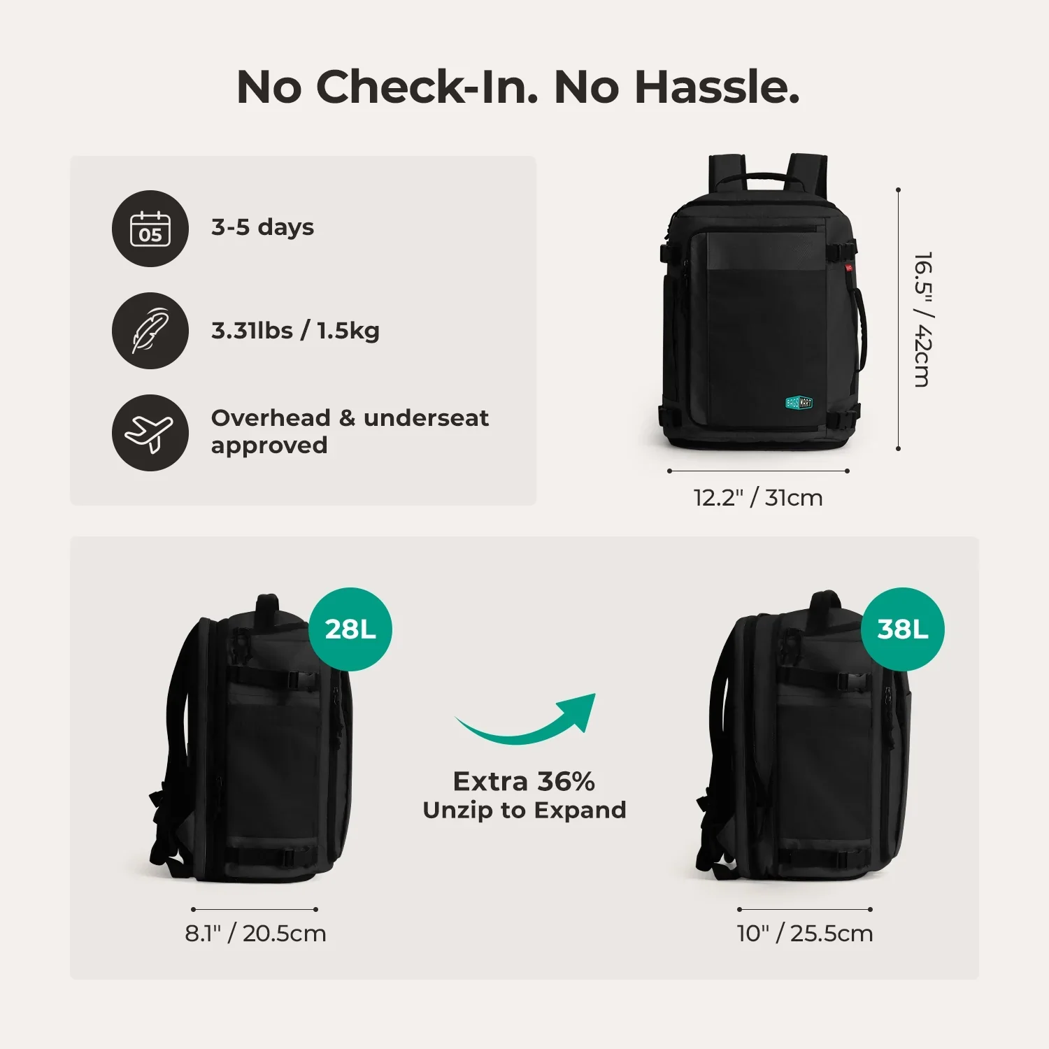 Blast Pro 38L Travel Backpack - Image 20