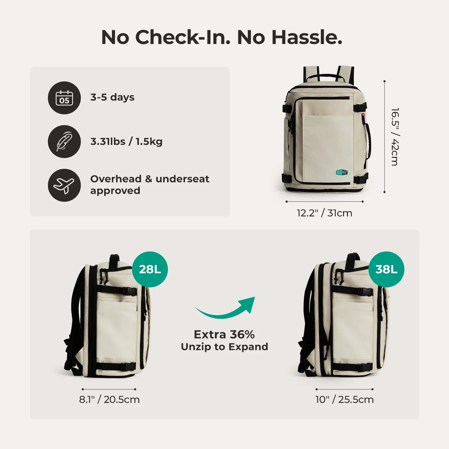 Blast Pro 38L Travel Backpack - Image 3