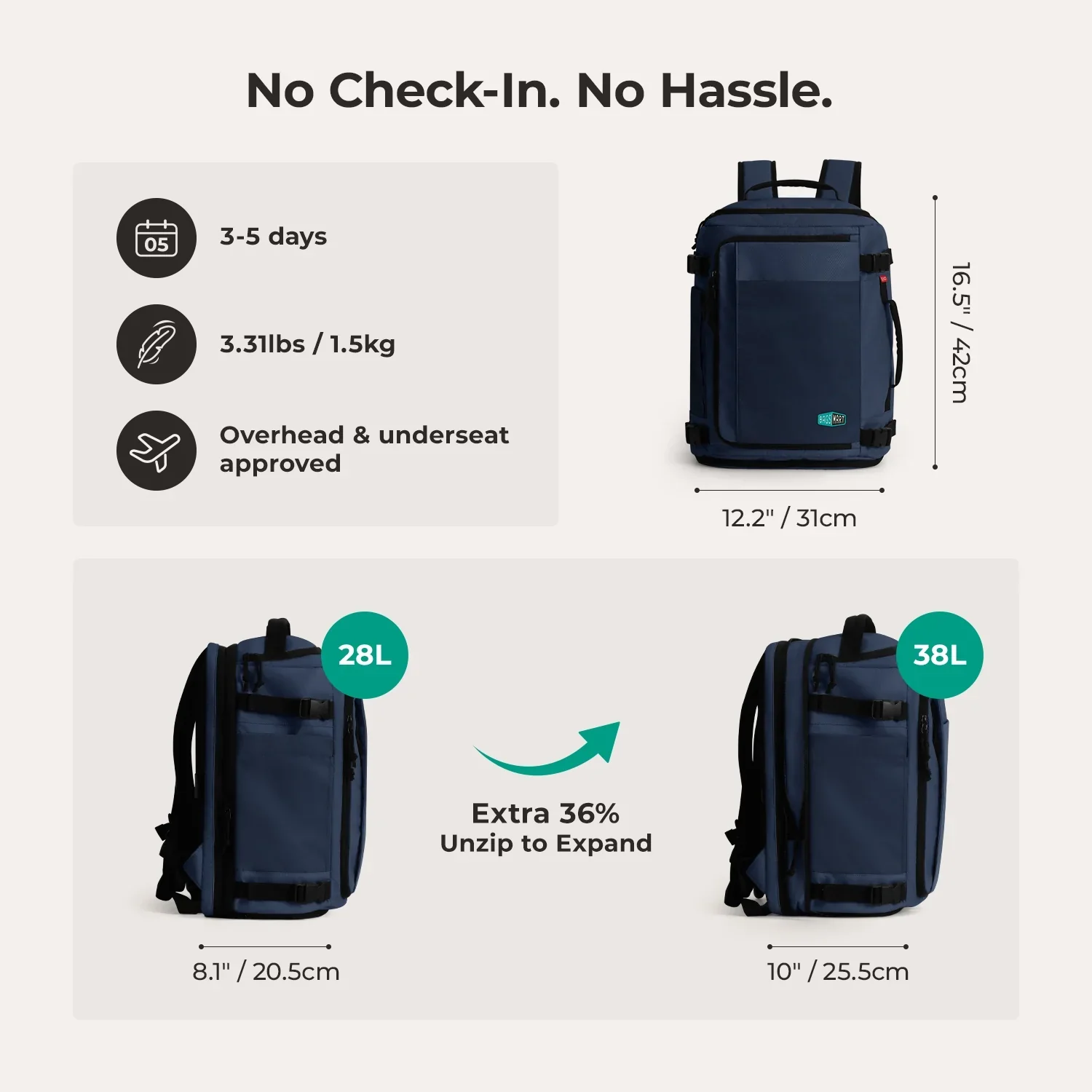 Blast Pro 38L Travel Backpack - Image 37