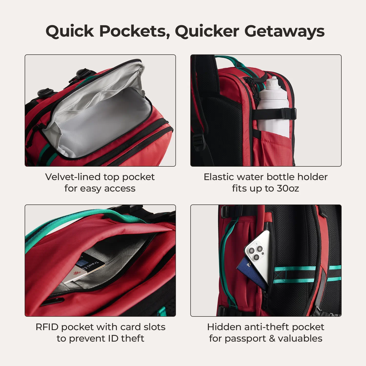 Blast Pro 40L Travel Backpack - Image 128