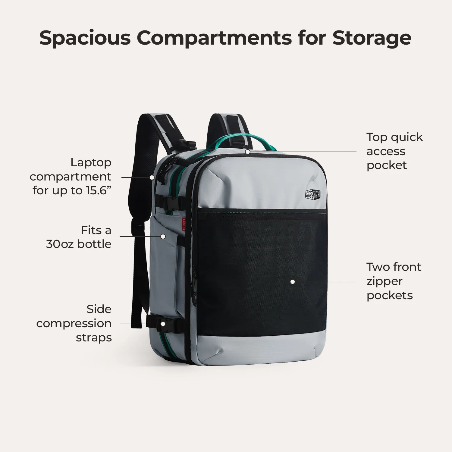 Blast Pro 40L Travel Backpack - Image 150