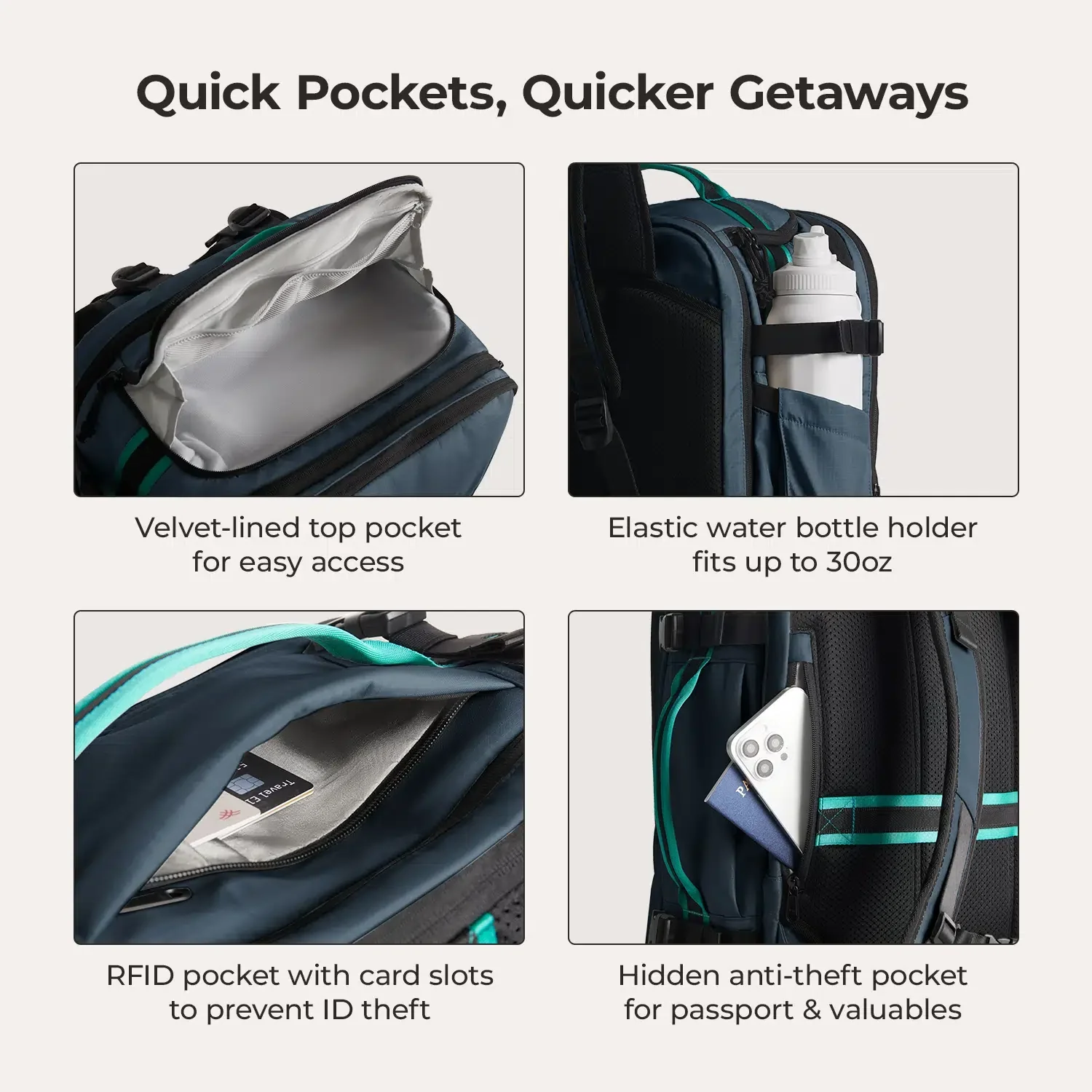 Blast Pro 40L Travel Backpack - Image 55