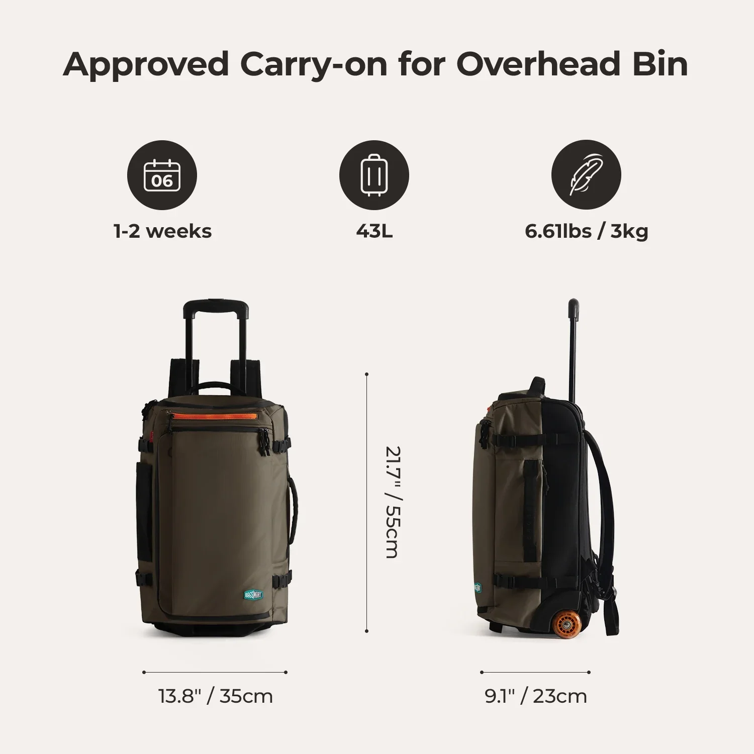 Blast 43L Roller Backpack - Image 27