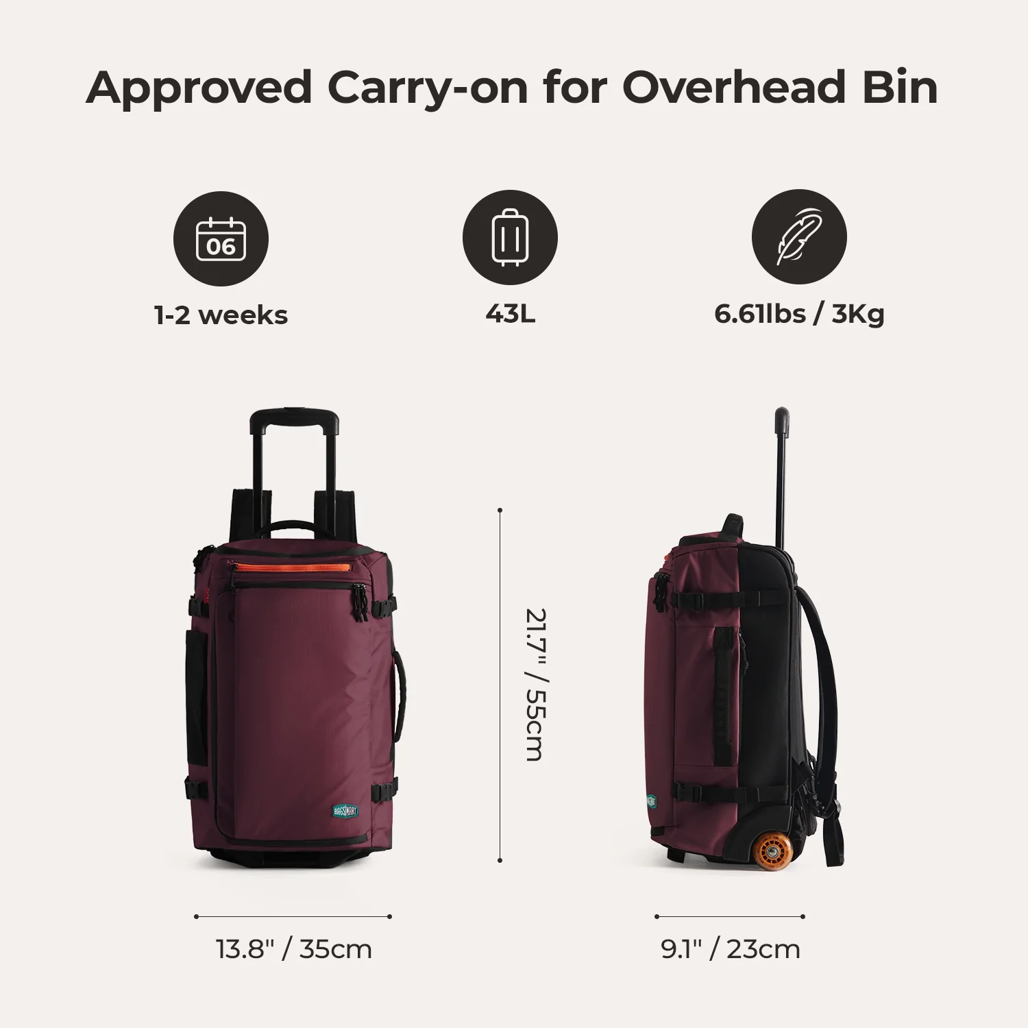 Blast 43L Roller Backpack - Image 71