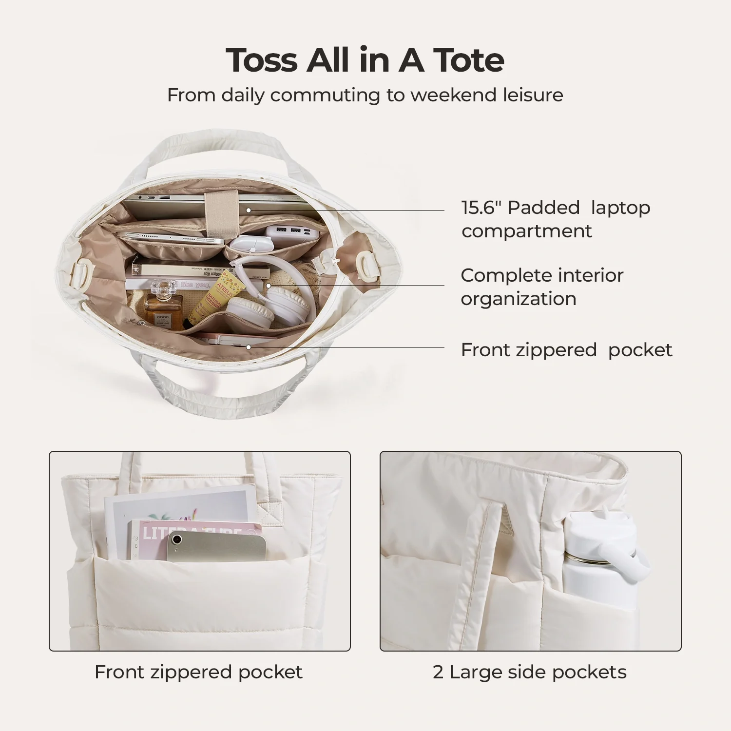 Bubble 21L Puffy Tote - Image 14