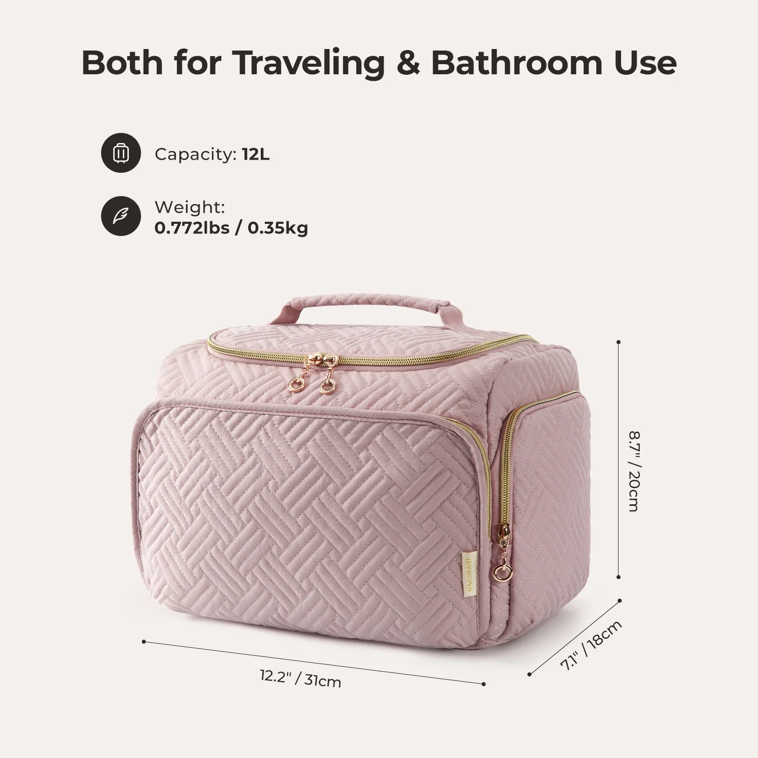 Bucket Travel Makeup Bag - Image 4