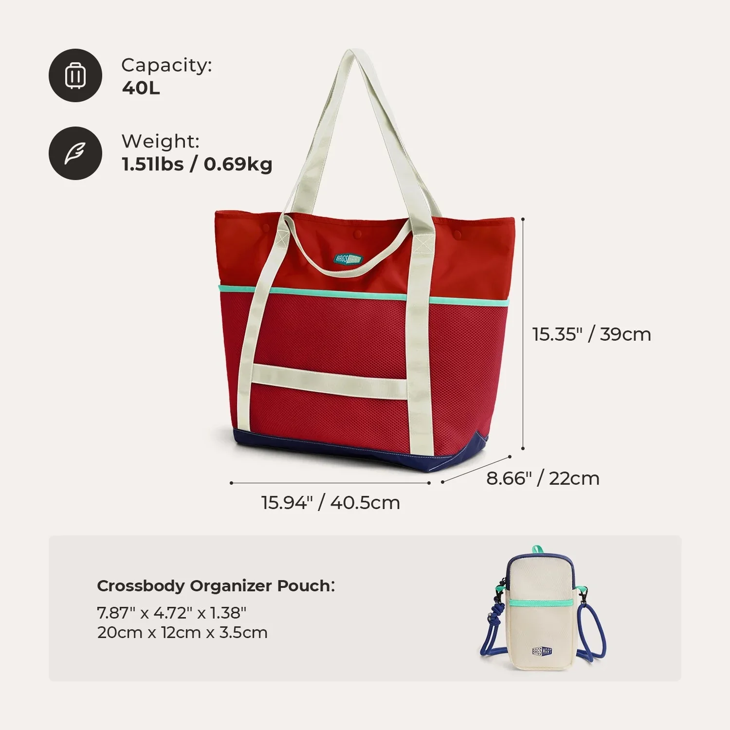 Coast 40L Tote - Image 54