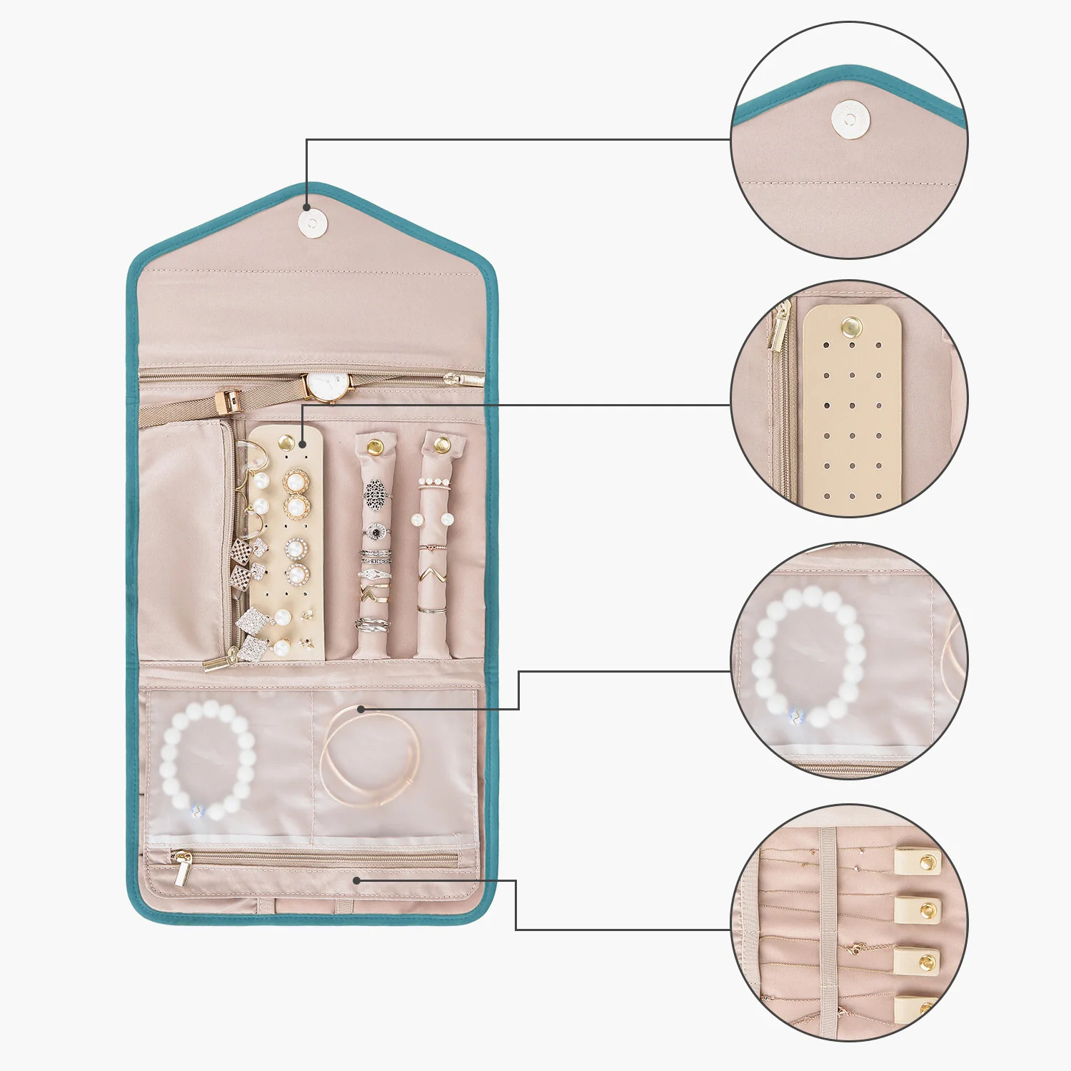 Peri Folding Jewelry Organizer - Image 3