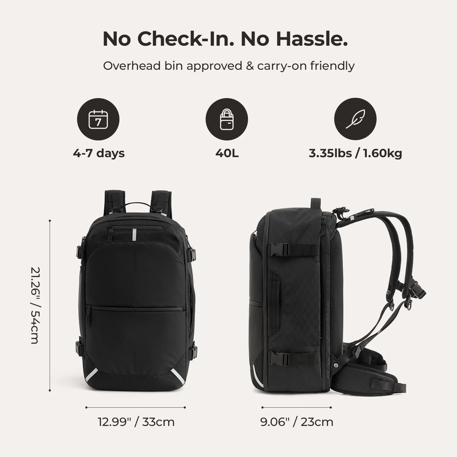 Dense 40L Travel Pack - Image 3