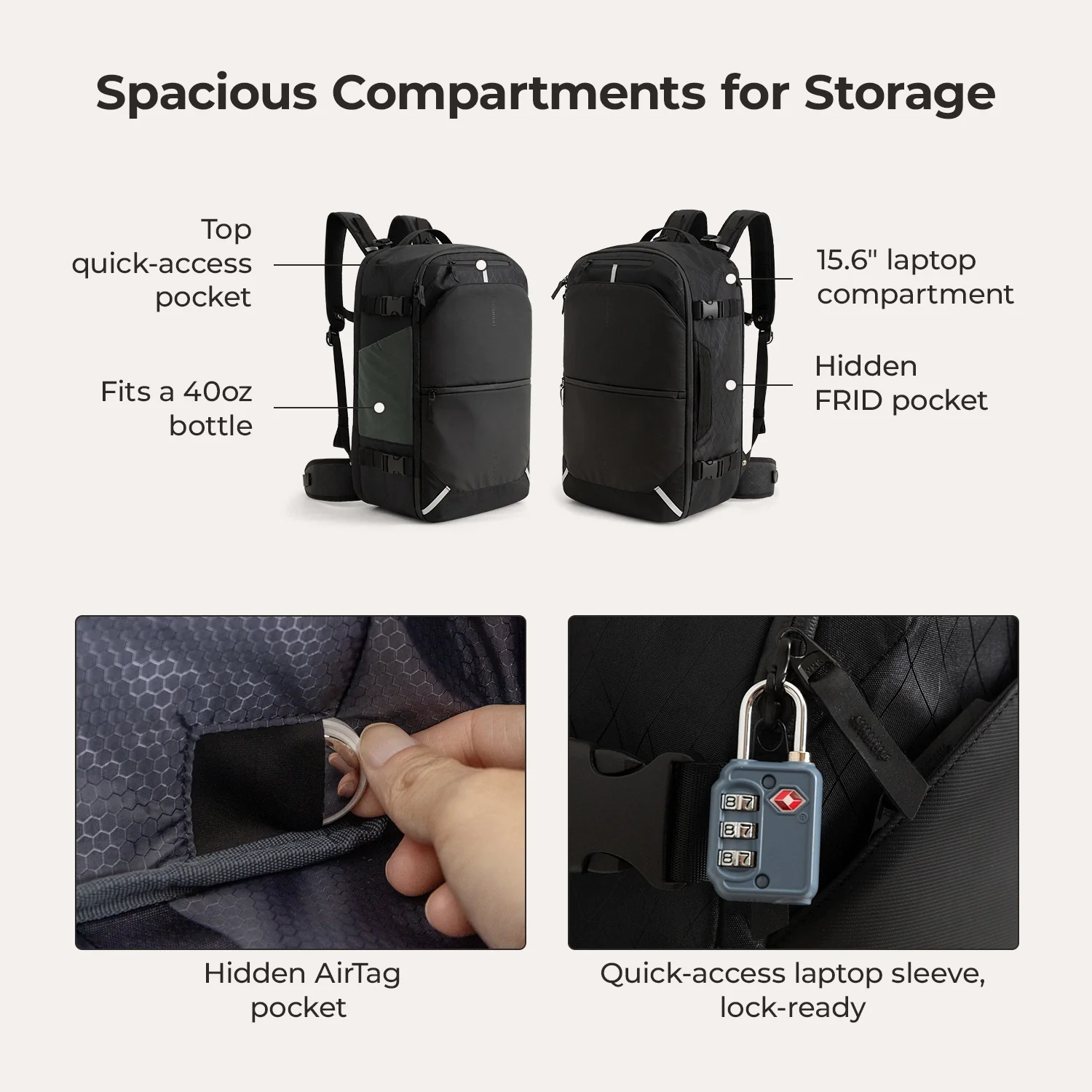 Dense 40L Travel Pack - Image 8