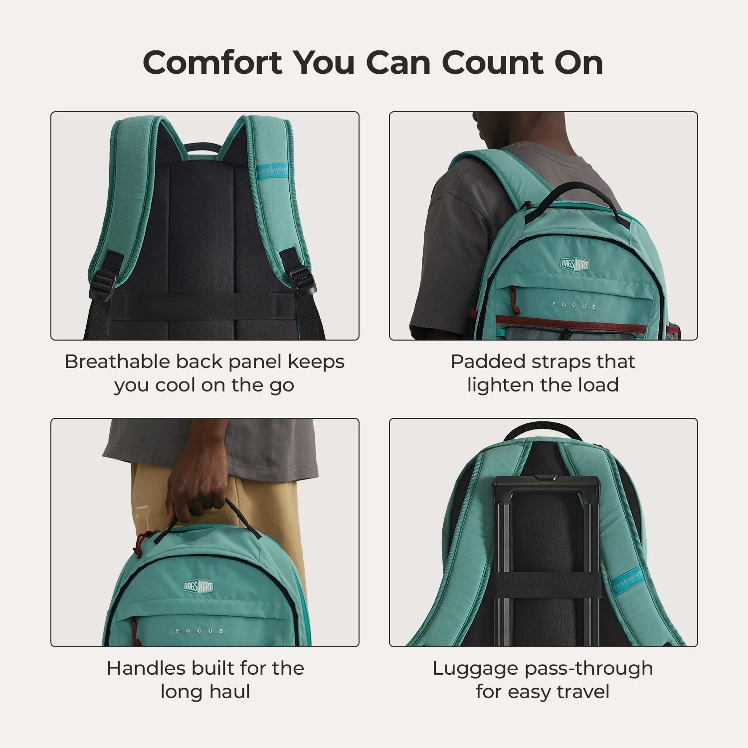 Focus 15.6" Laptop Backpack - Image 29