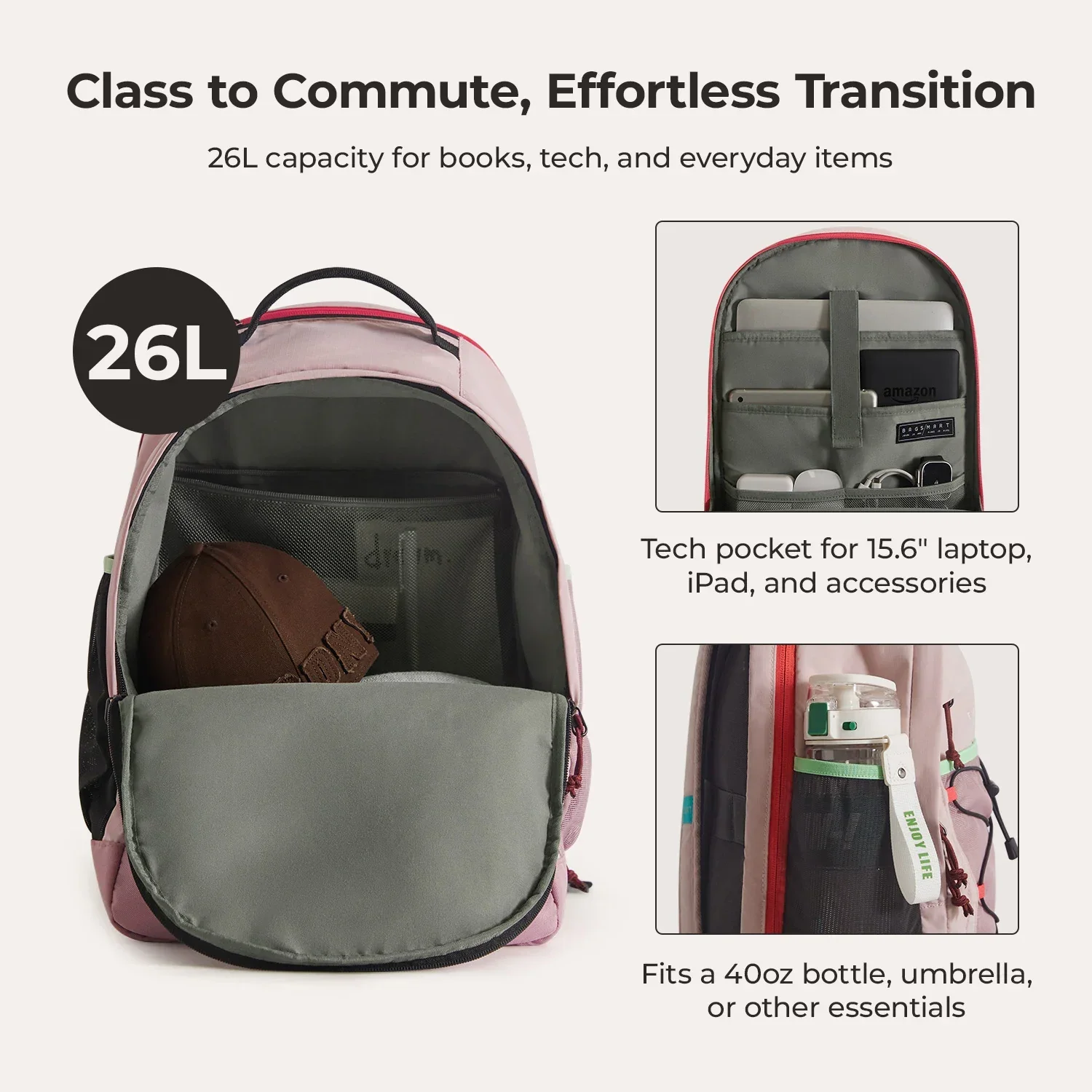 Focus 15.6" Laptop Backpack - Image 3