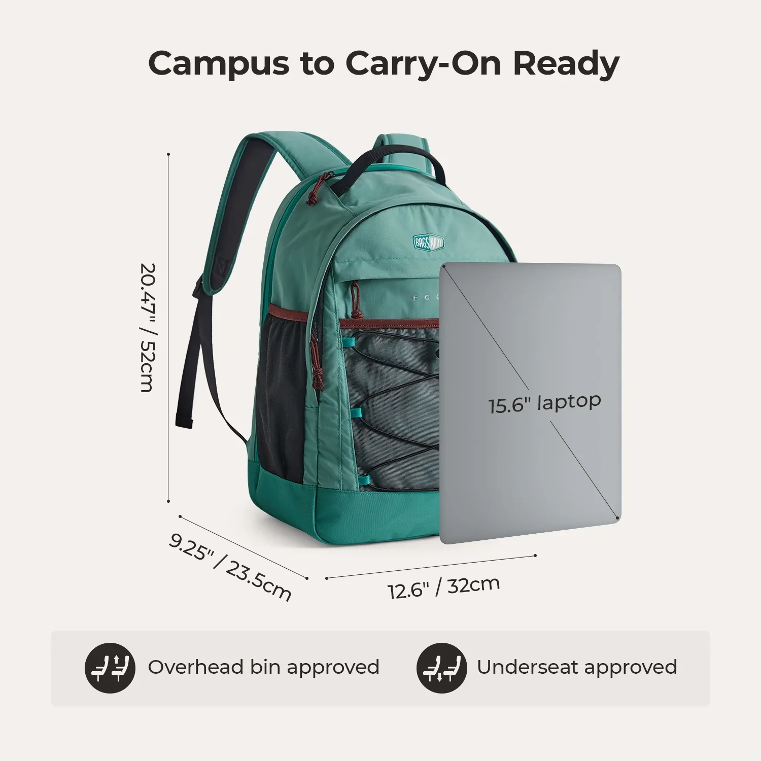 Focus 15.6" Laptop Backpack - Image 34