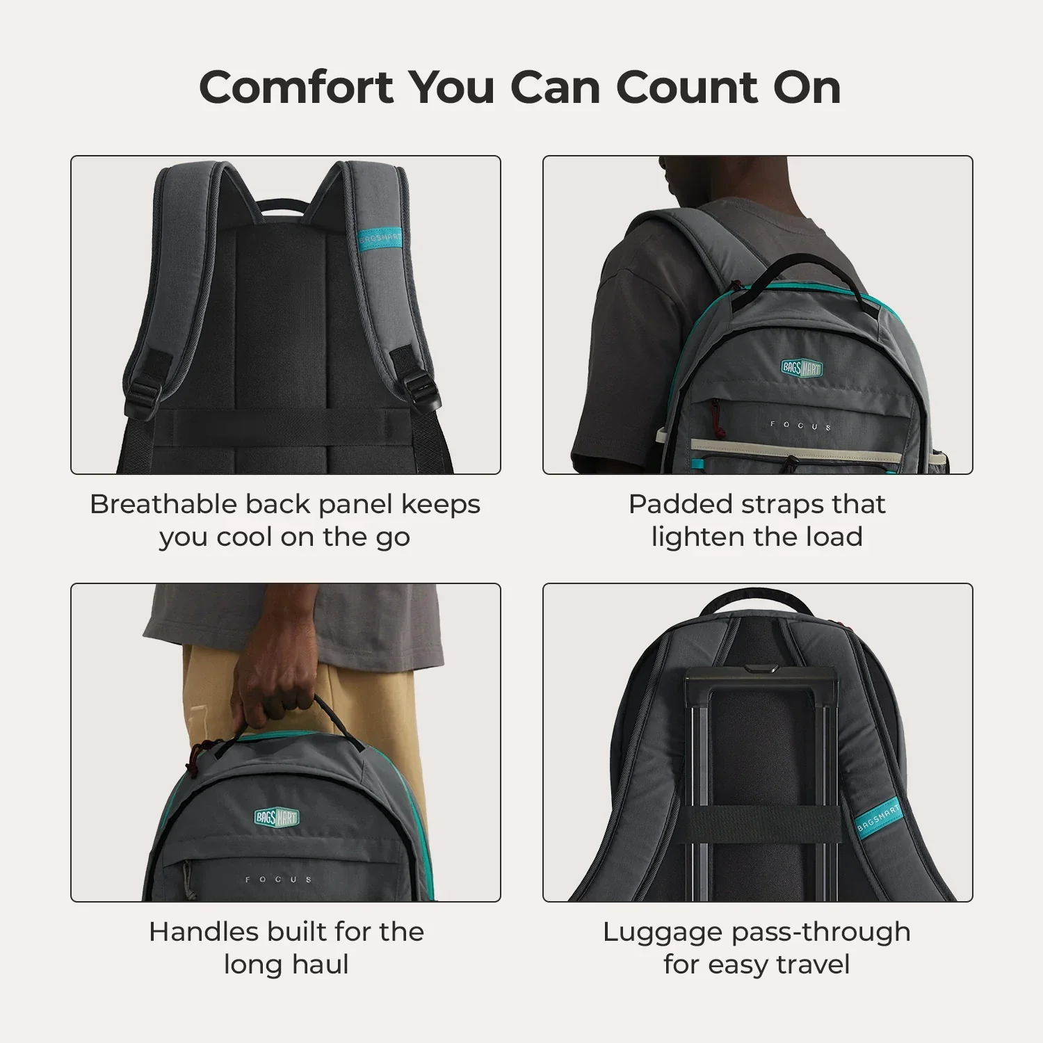 Focus 15.6" Laptop Backpack - Image 50