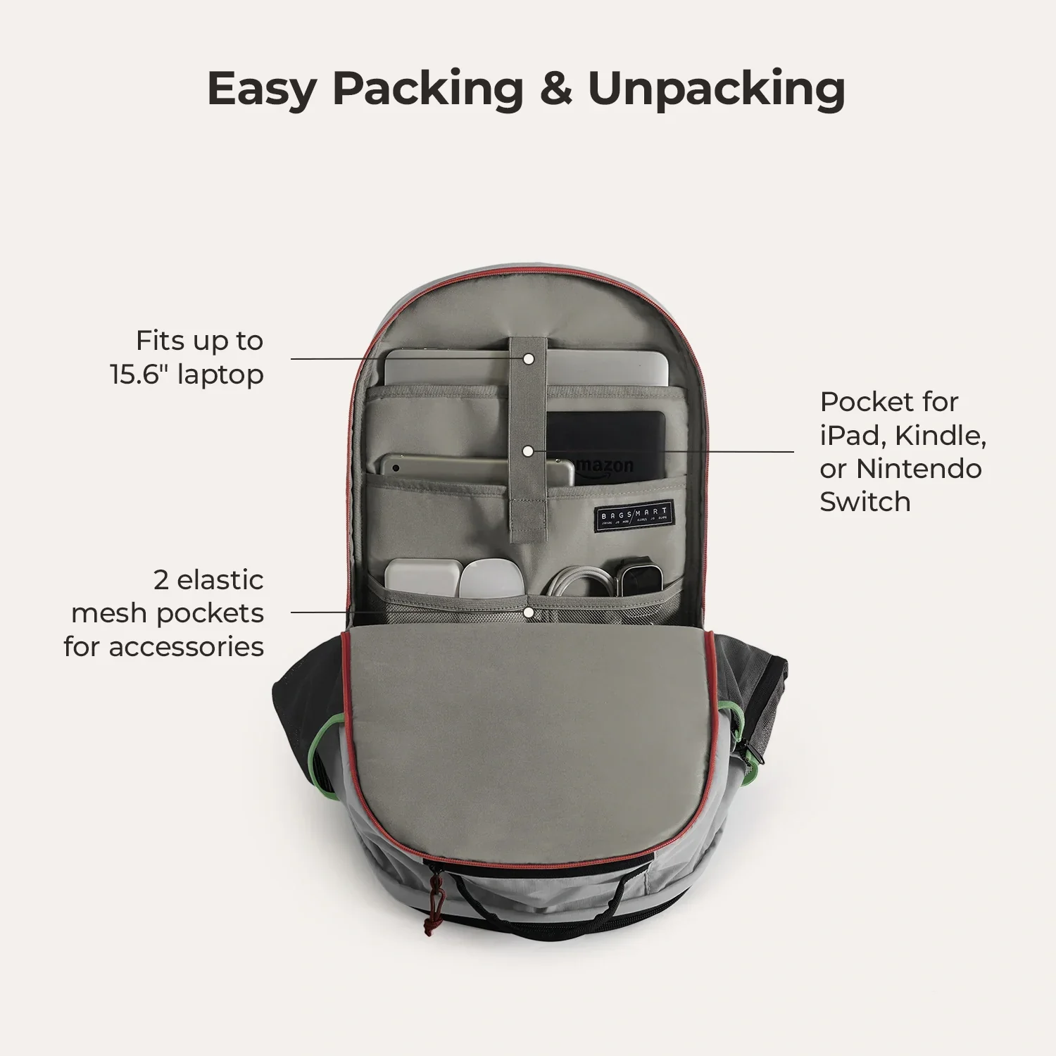 Focus 15.6" Laptop Backpack - Image 88