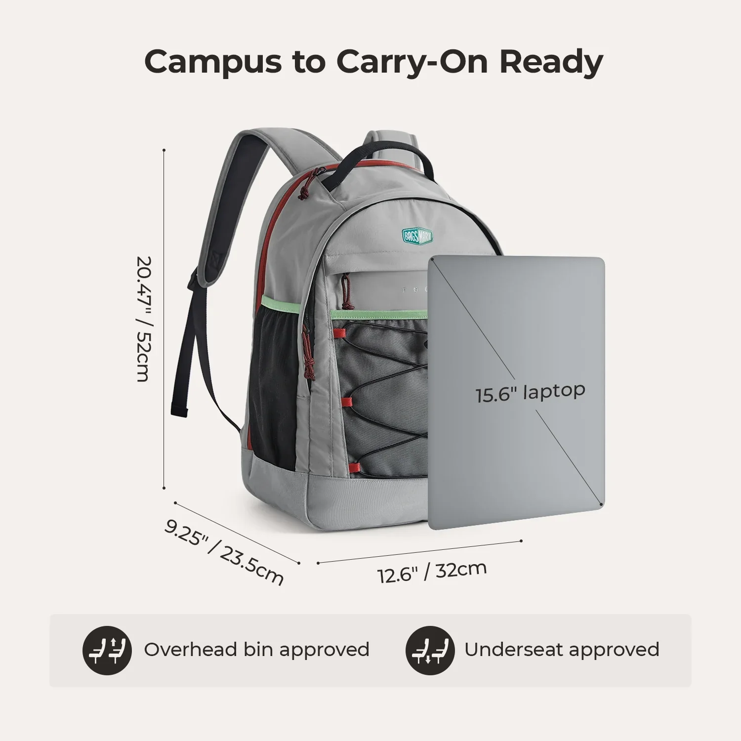 Focus 15.6" Laptop Backpack - Image 96