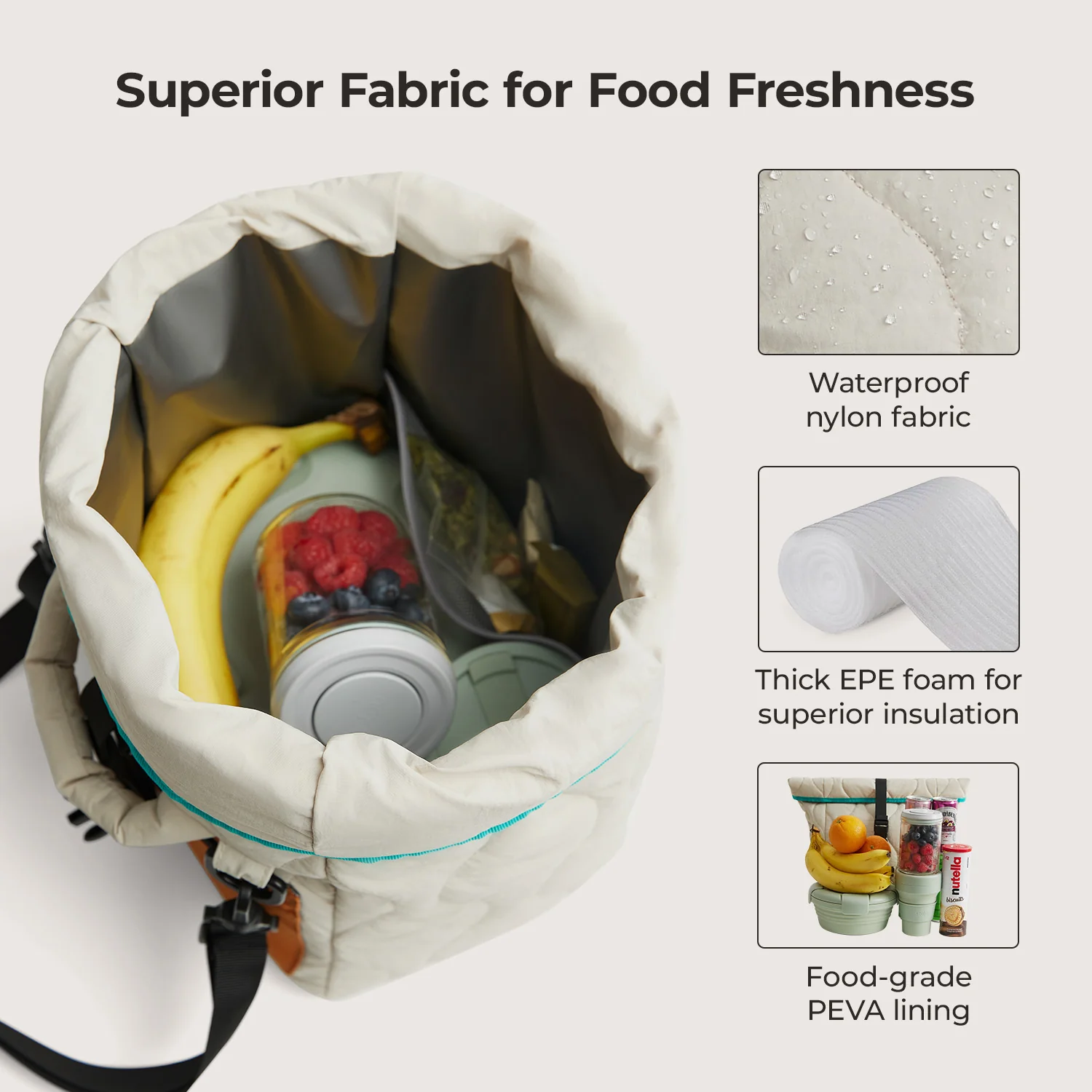 (free gift) Paz Roll Top Lunch Bag - Image 4
