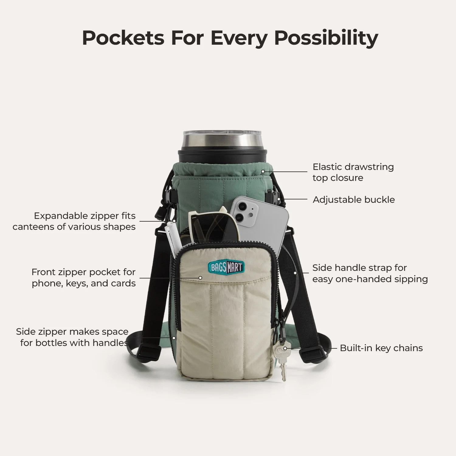 Paz Water Bottle Sling - Image 25