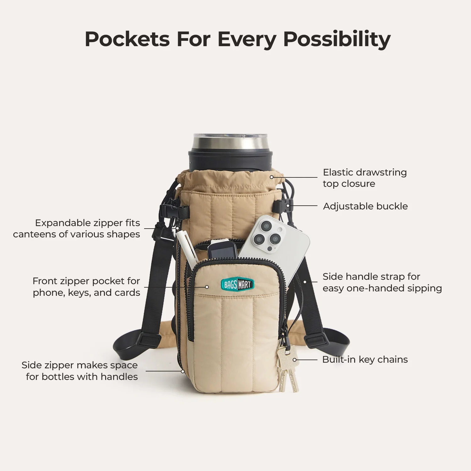 Paz Water Bottle Sling - Image 41