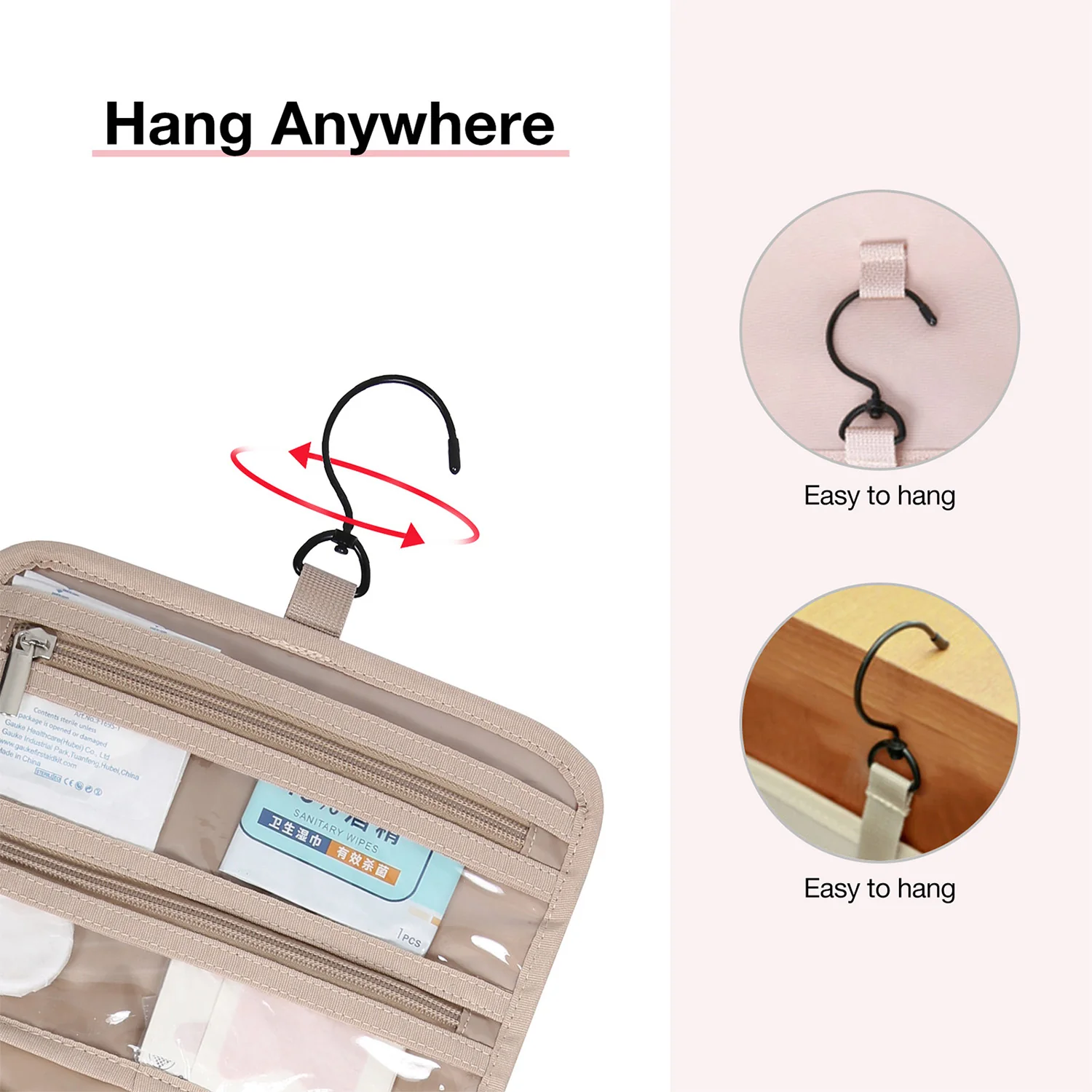 The Space Saver Pro Bonchemin Hanging Toiletry Bag - Image 8
