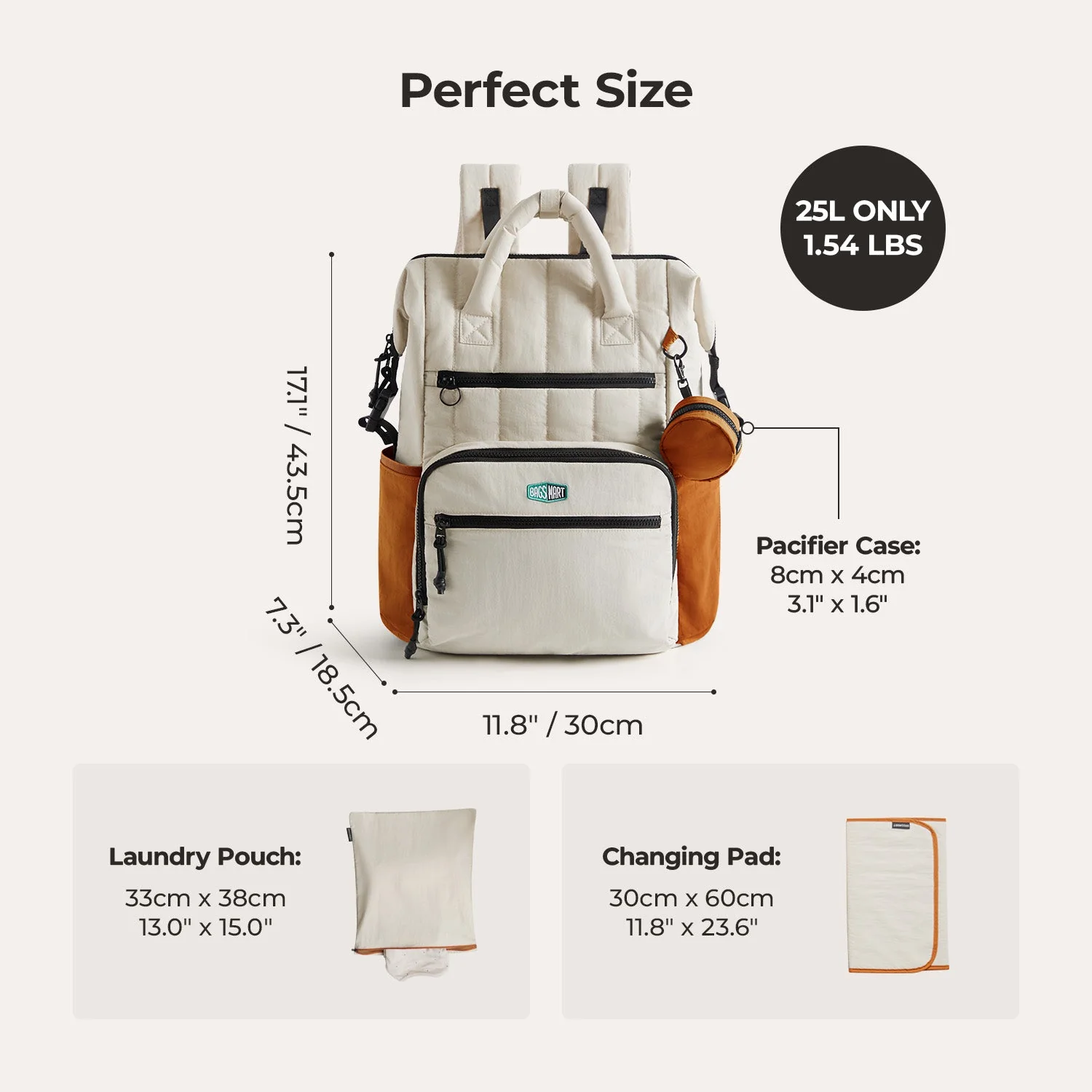 Paz 25L Diaper Backpack - Image 26