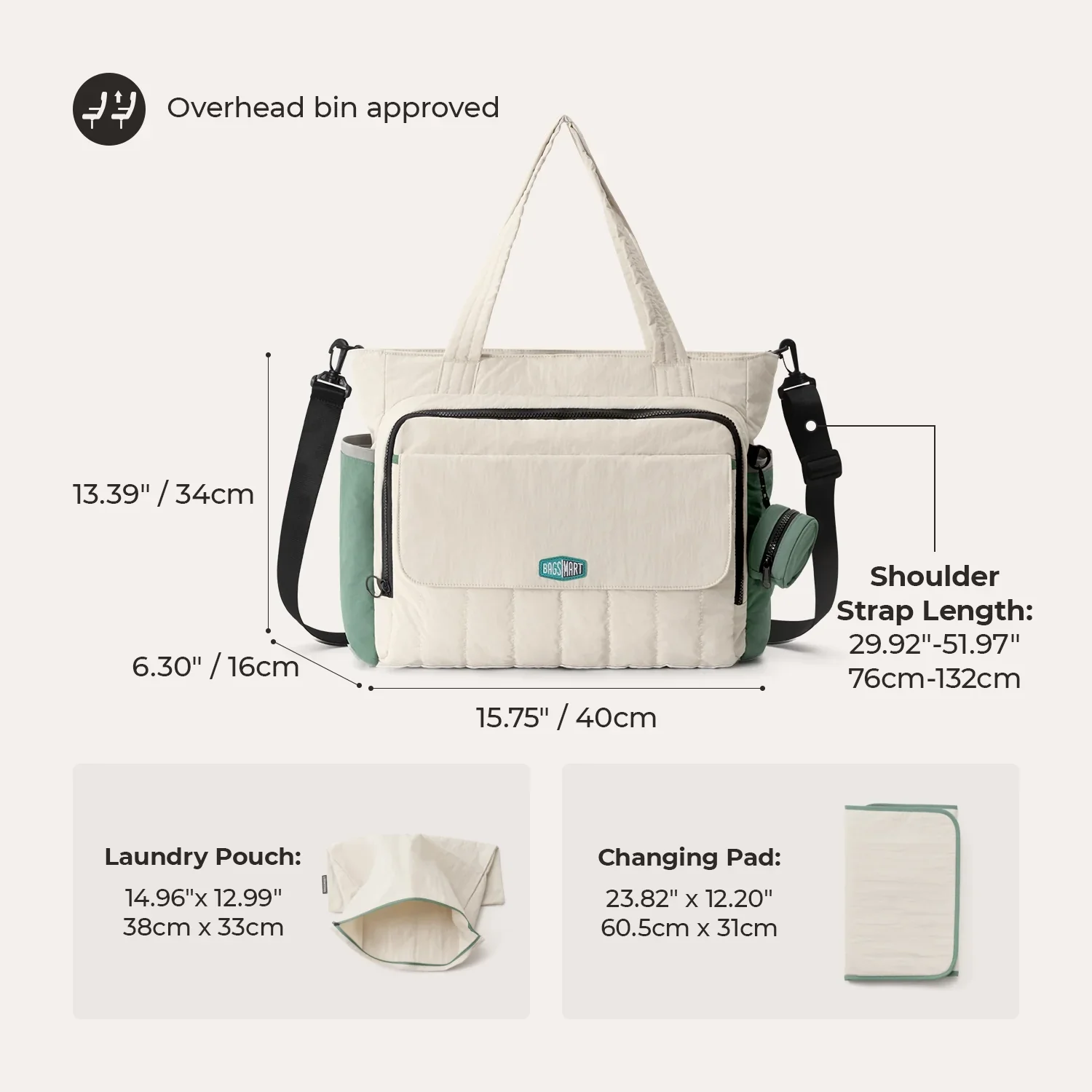 Paz 25L Diaper Tote - Image 4