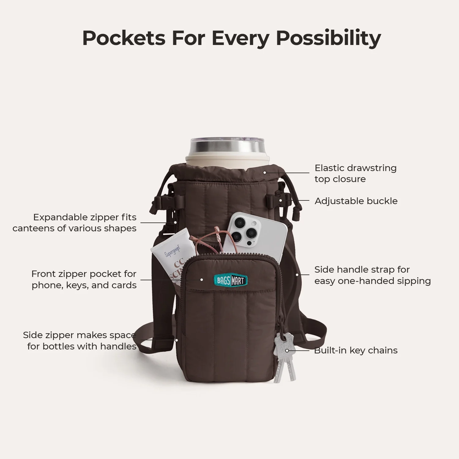 Paz Water Bottle Sling - Image 70