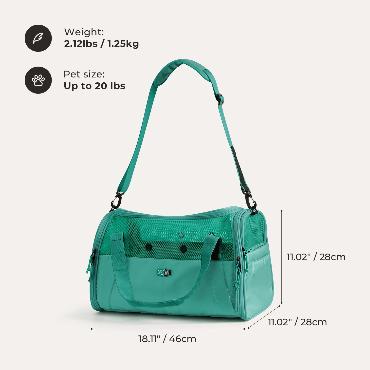 Rollover Pet Travel Carrier - Image 29