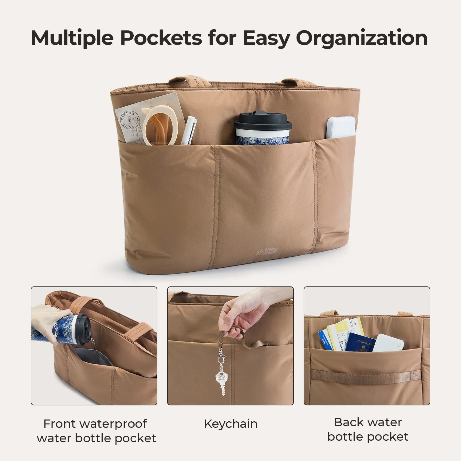Puffy Tote Bag - Image 2