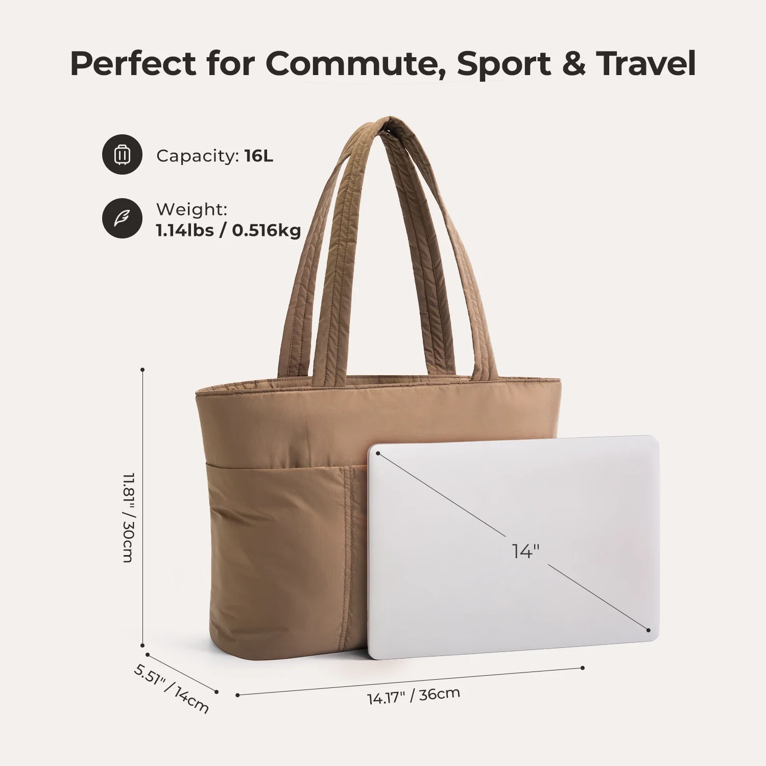 Puffy Tote Bag - Image 6