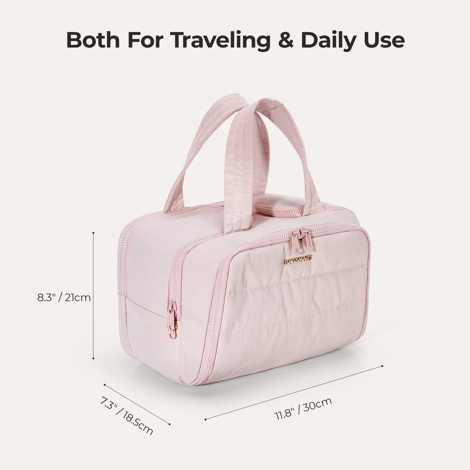 Crush Toiletry Bag & Bubble Puffy Tote Travel Set - Image 12